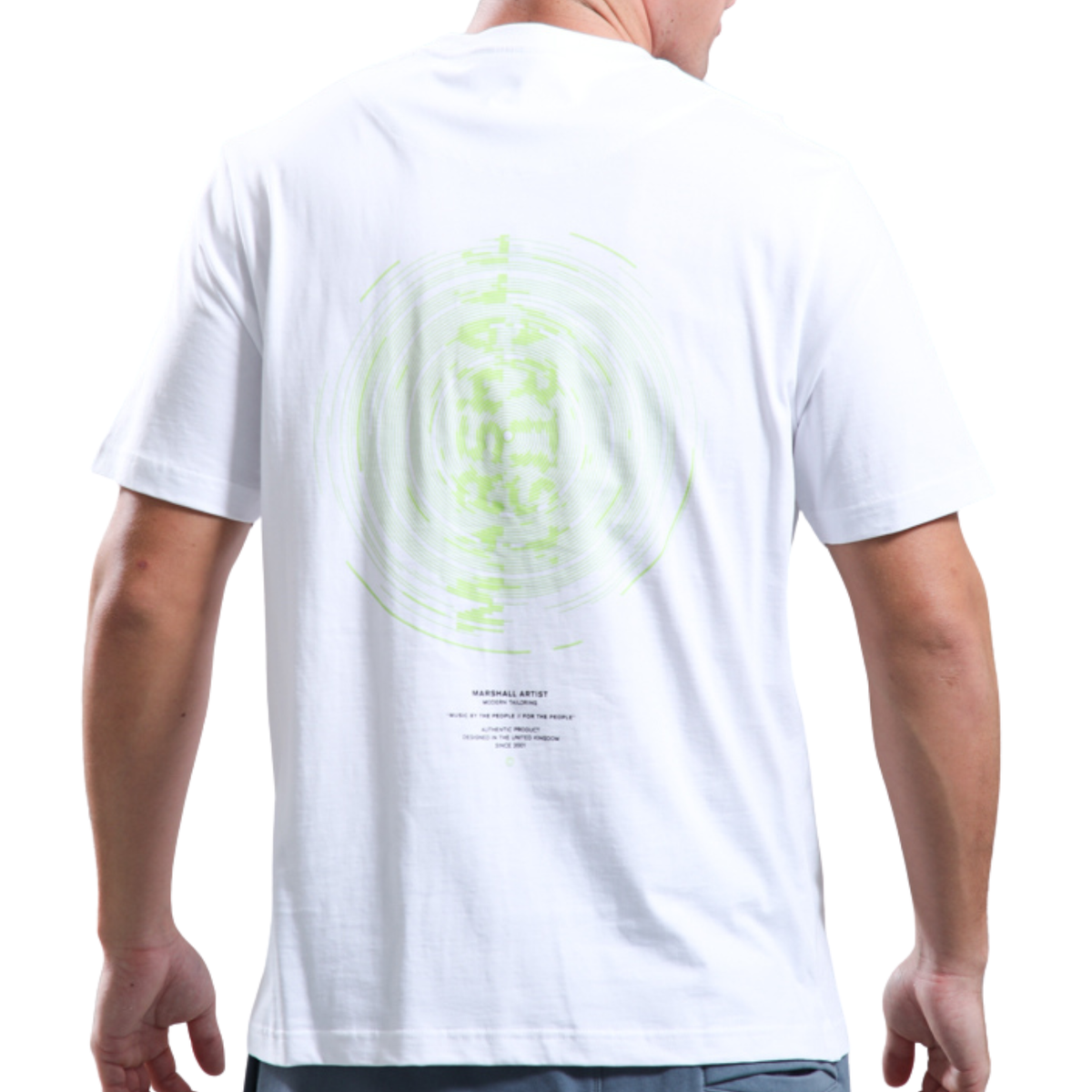 Mens Marshall Artist White Space Face S/s T Shirt