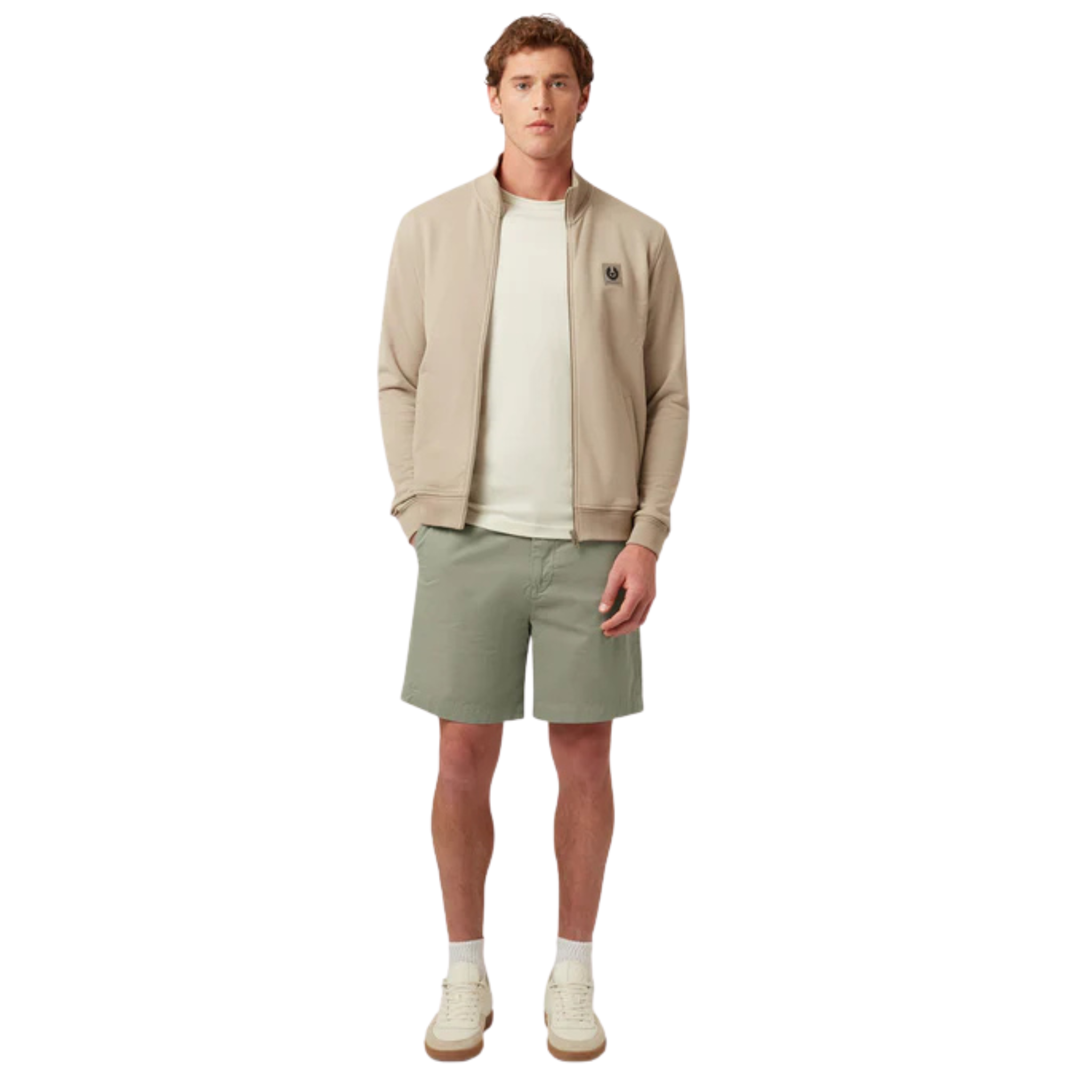 Mens Belstaff Lichen Rally Shorts