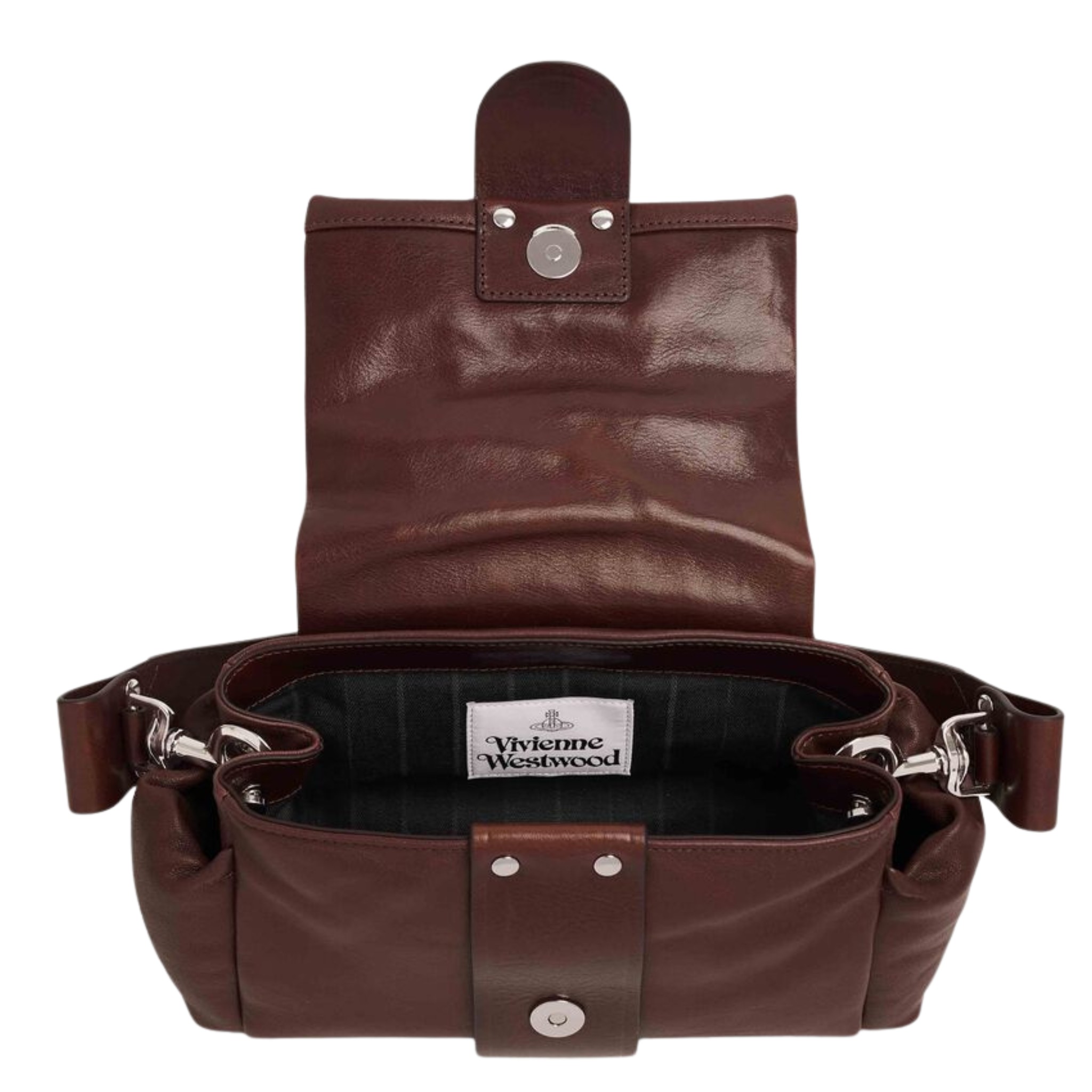 Womens Vivienne Westwood Chestnut Hazel Treasure Shoulder Bag