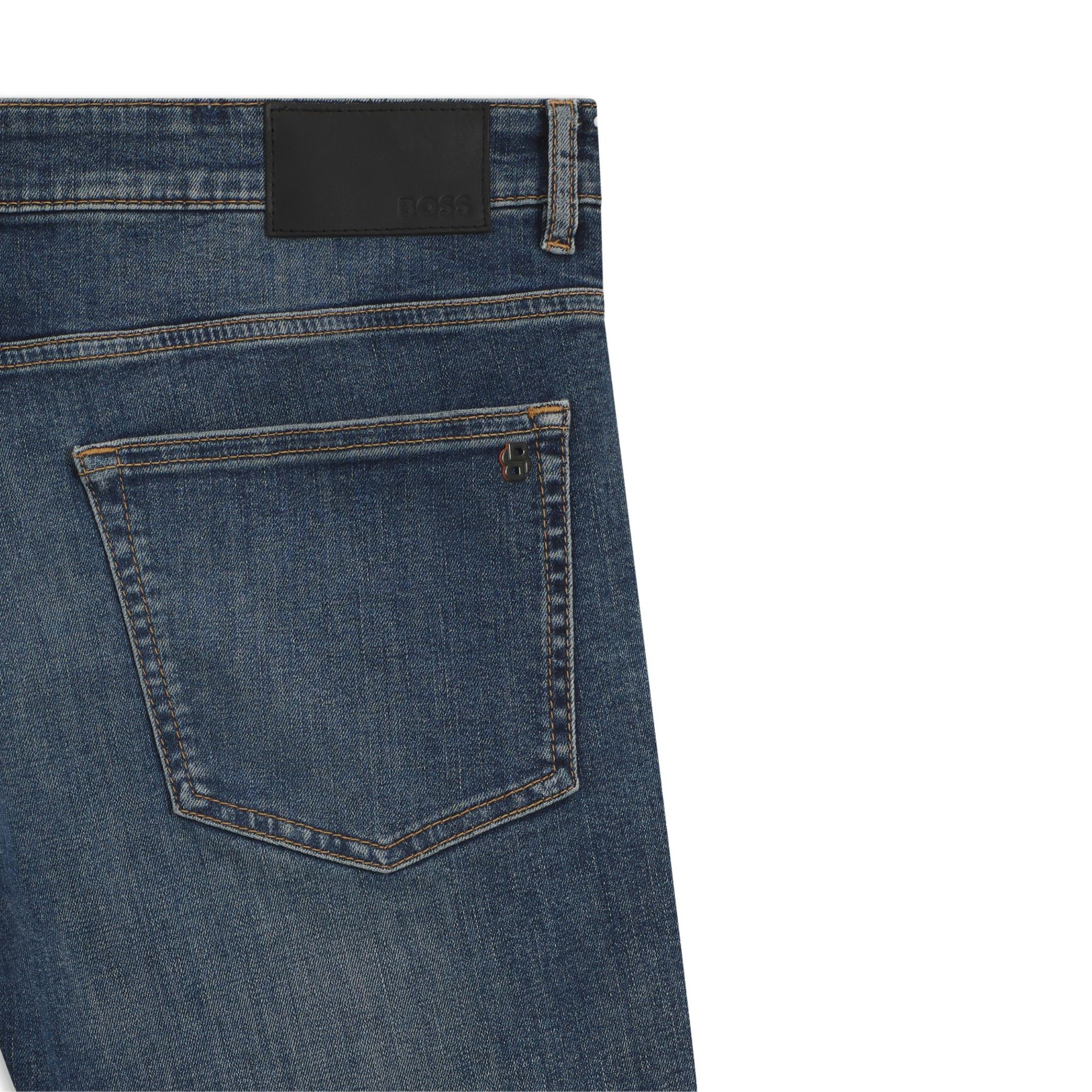 Mens BOSS Light Blue Delaware BO Slim Fit Jeans