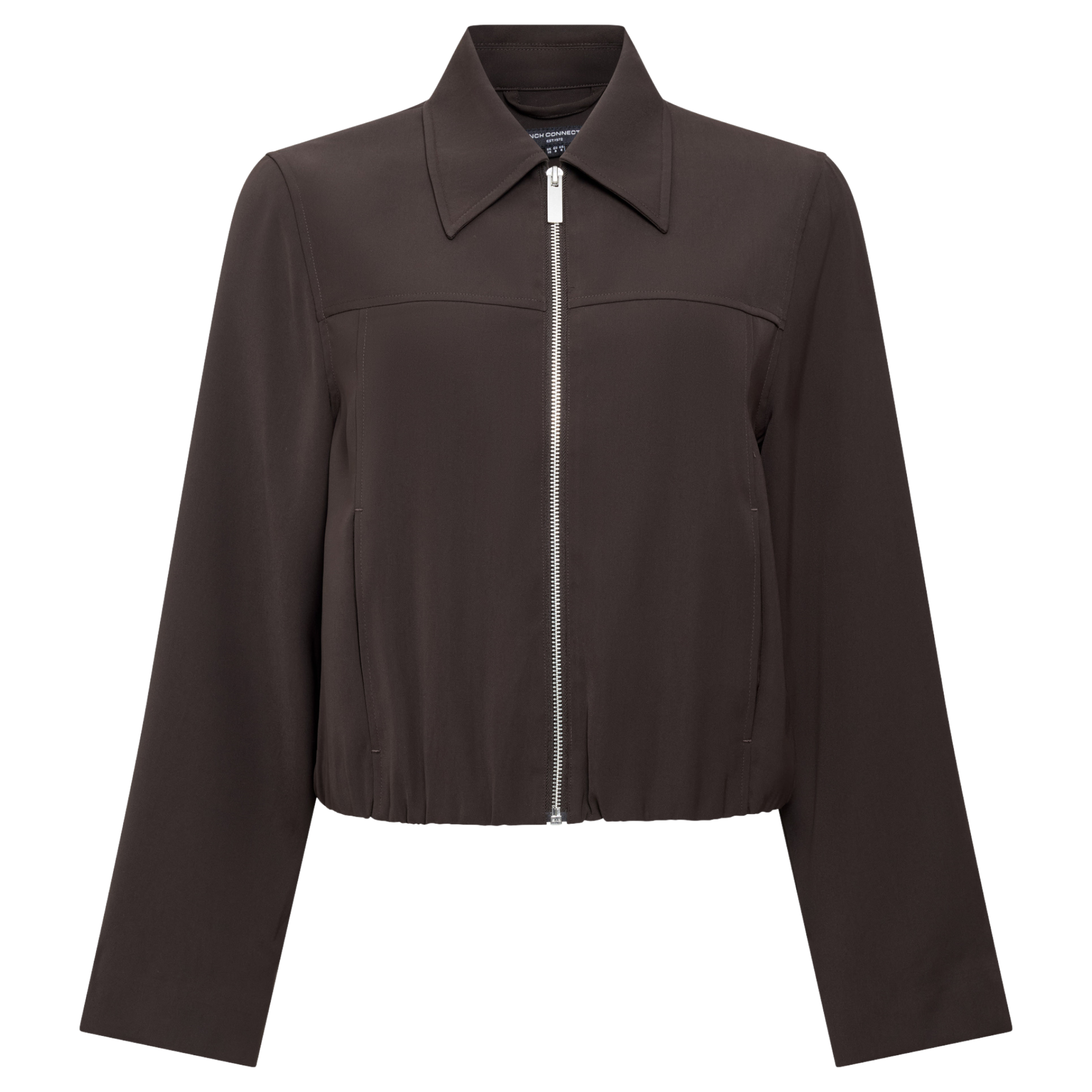 Womens French Connection Mocha Vinnie Jacket