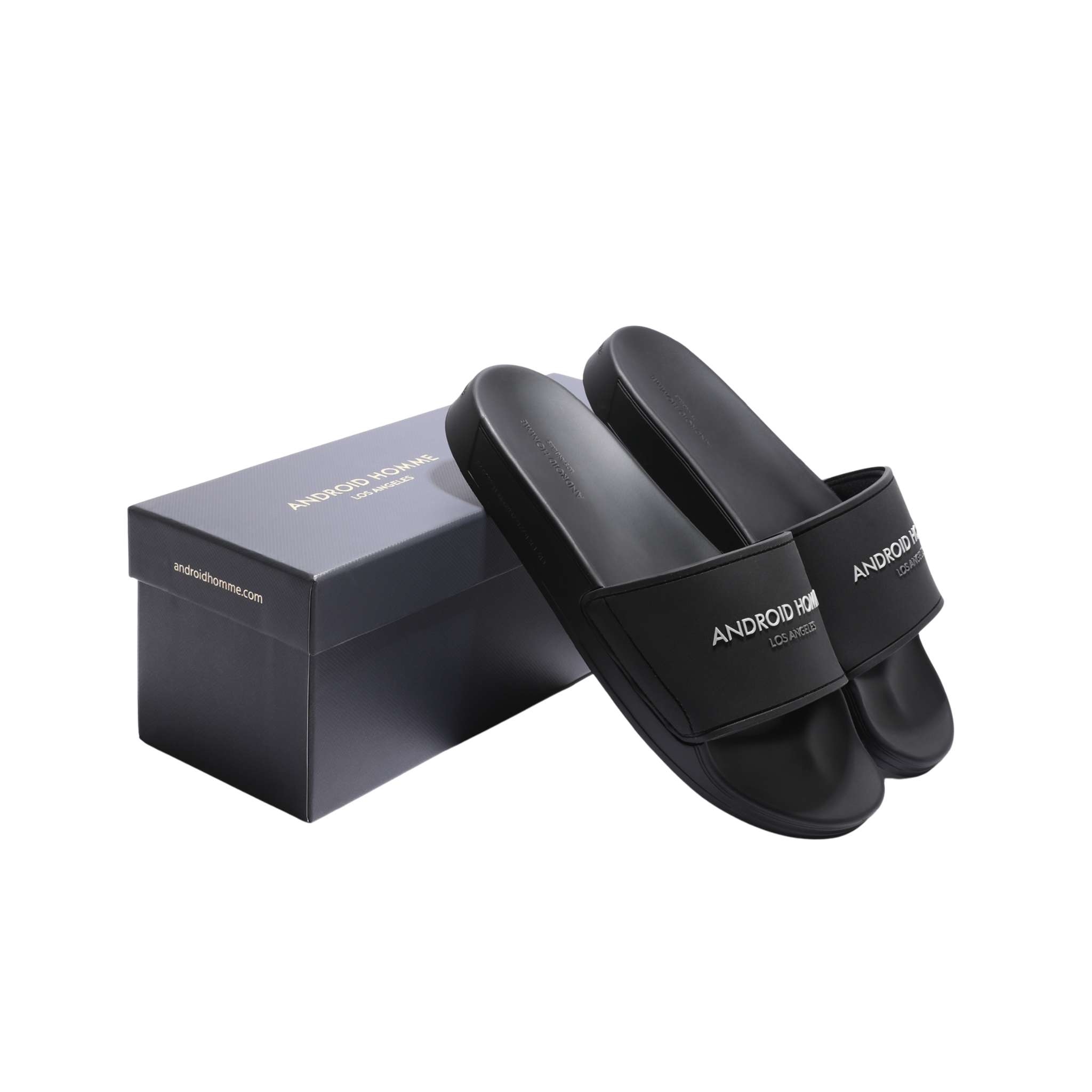 Mens Android Homme Black Laguna Beach Slides
