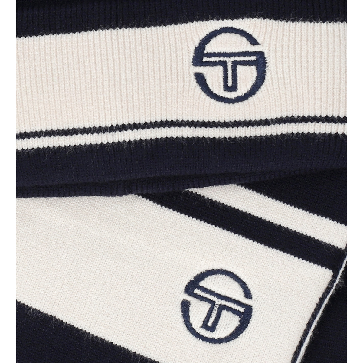 Mens Sergio Tacchini Maritime Blue Originale Beanie & Scarf Set