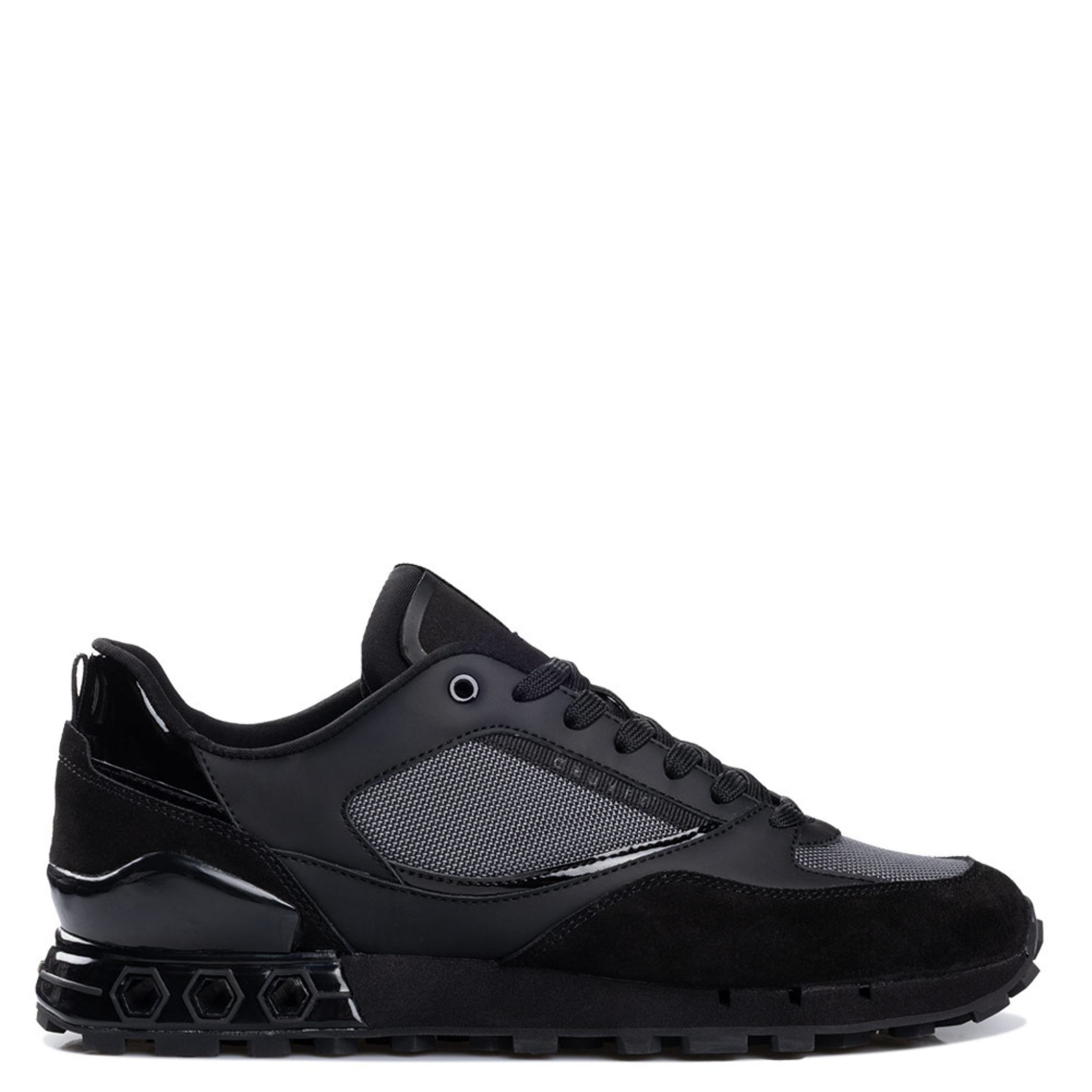 Mens Cruyff Grey/Black Snyper Trainers