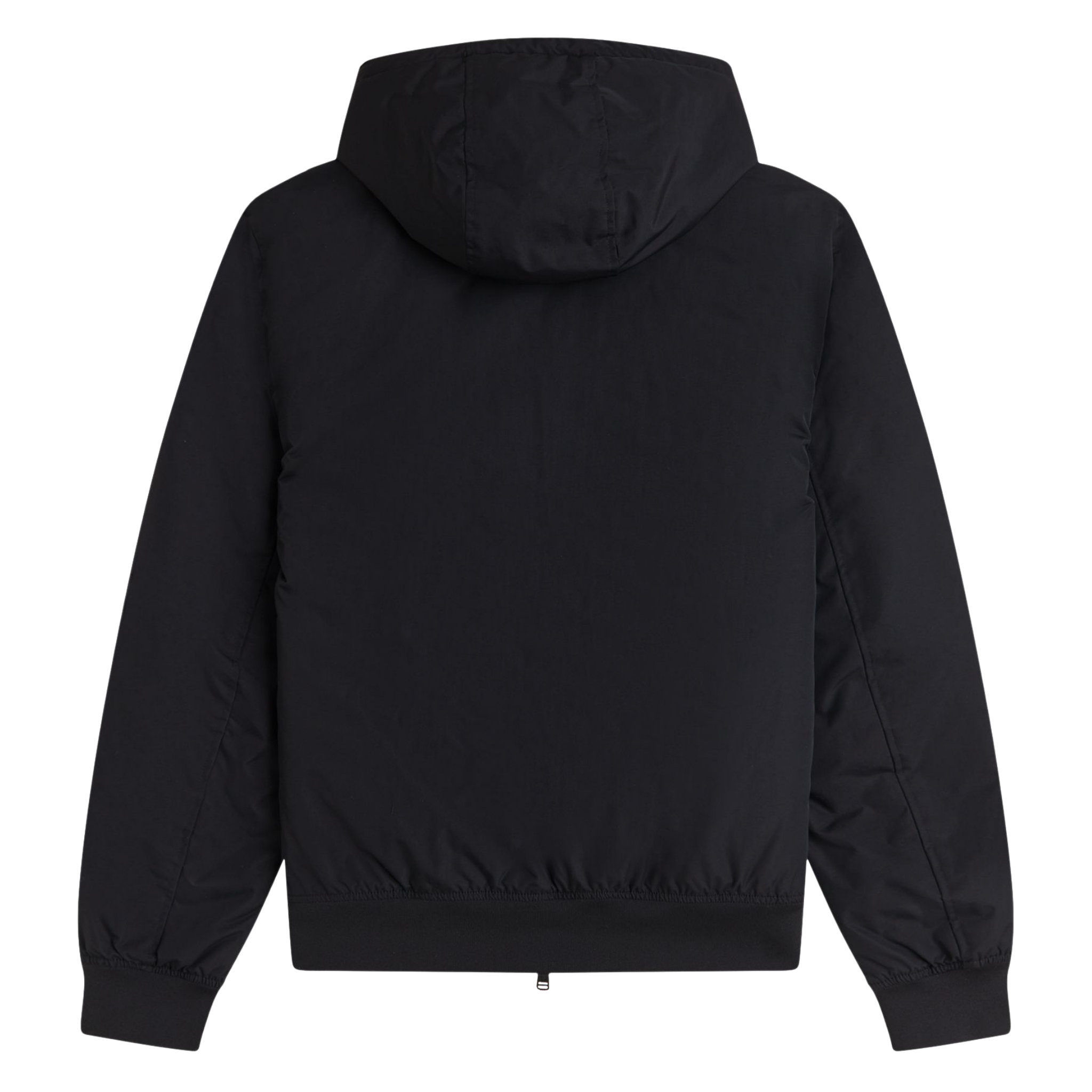 Mens Fred Perry Black Hooded Brentham Jacket