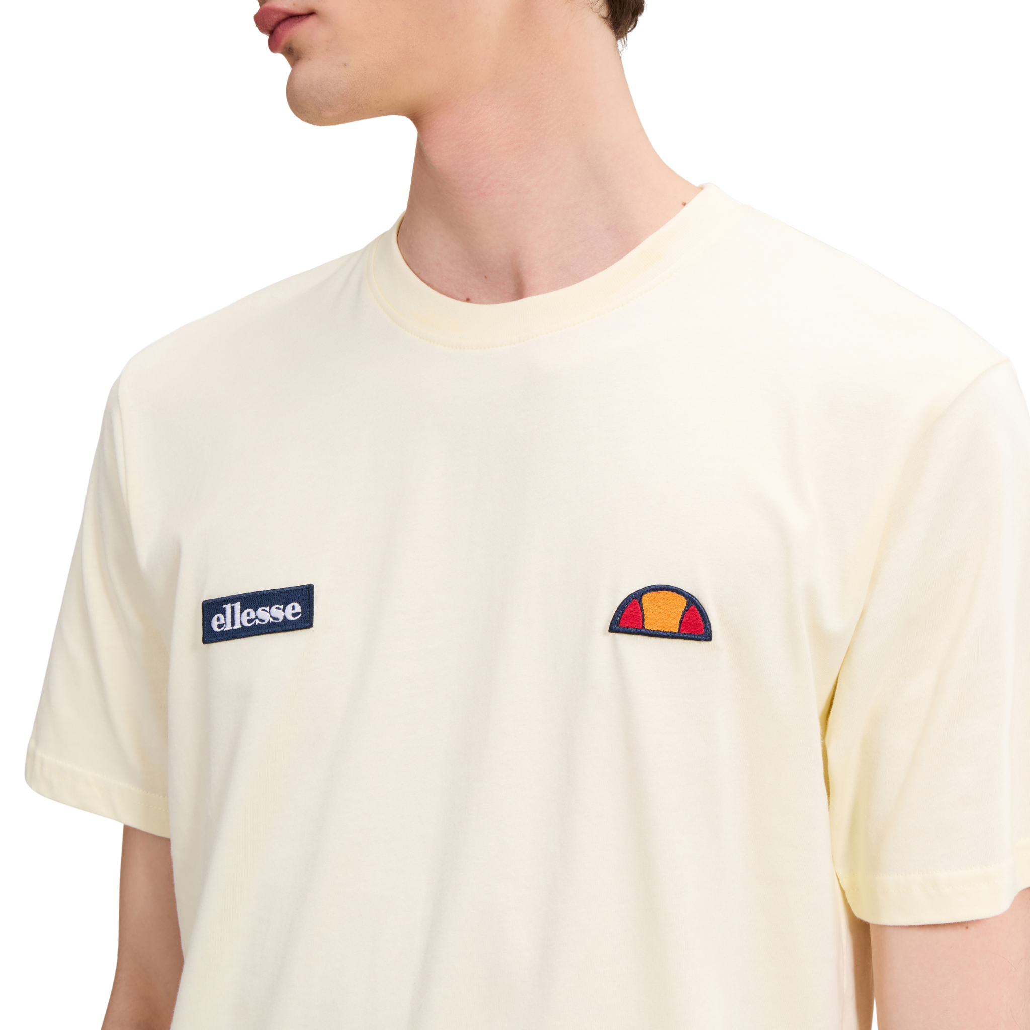 Mens Ellesse Light Yellow Floran S/s T Shirt