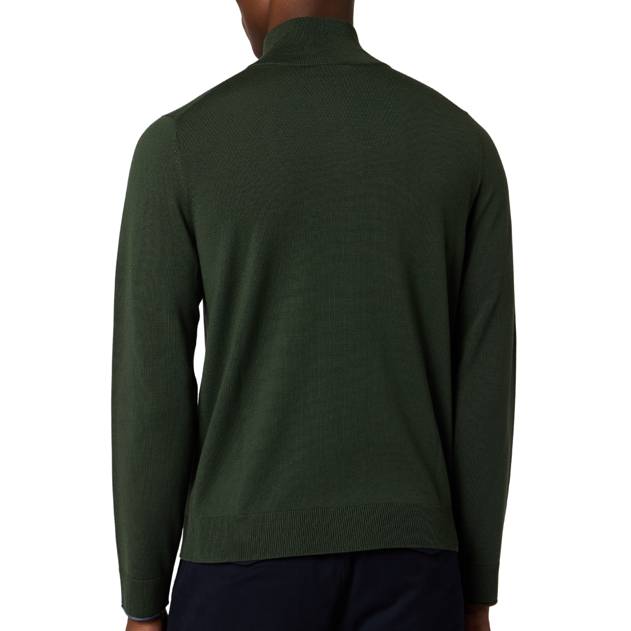 Mens Paul Smith Green Zip Through Cardigan