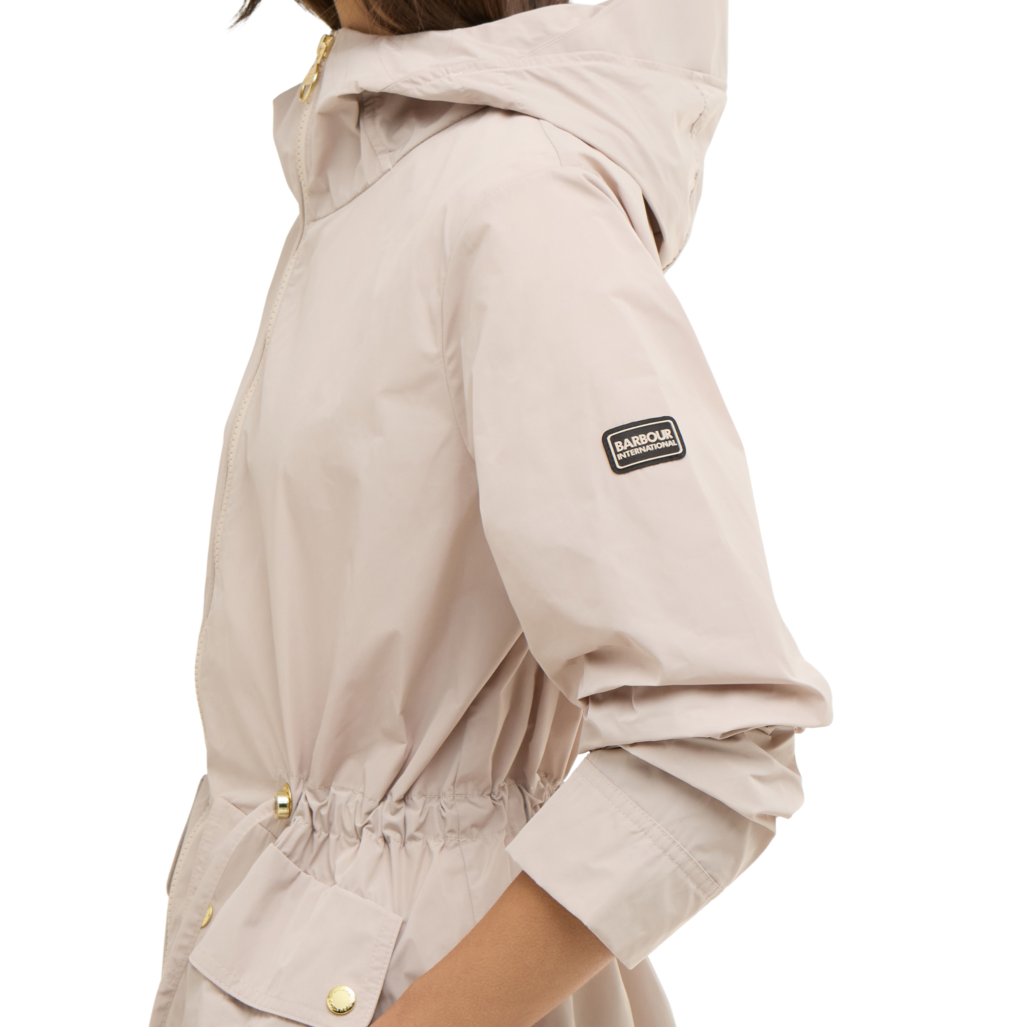 Womens Barbour International Cement Piper Showerproof Jacket