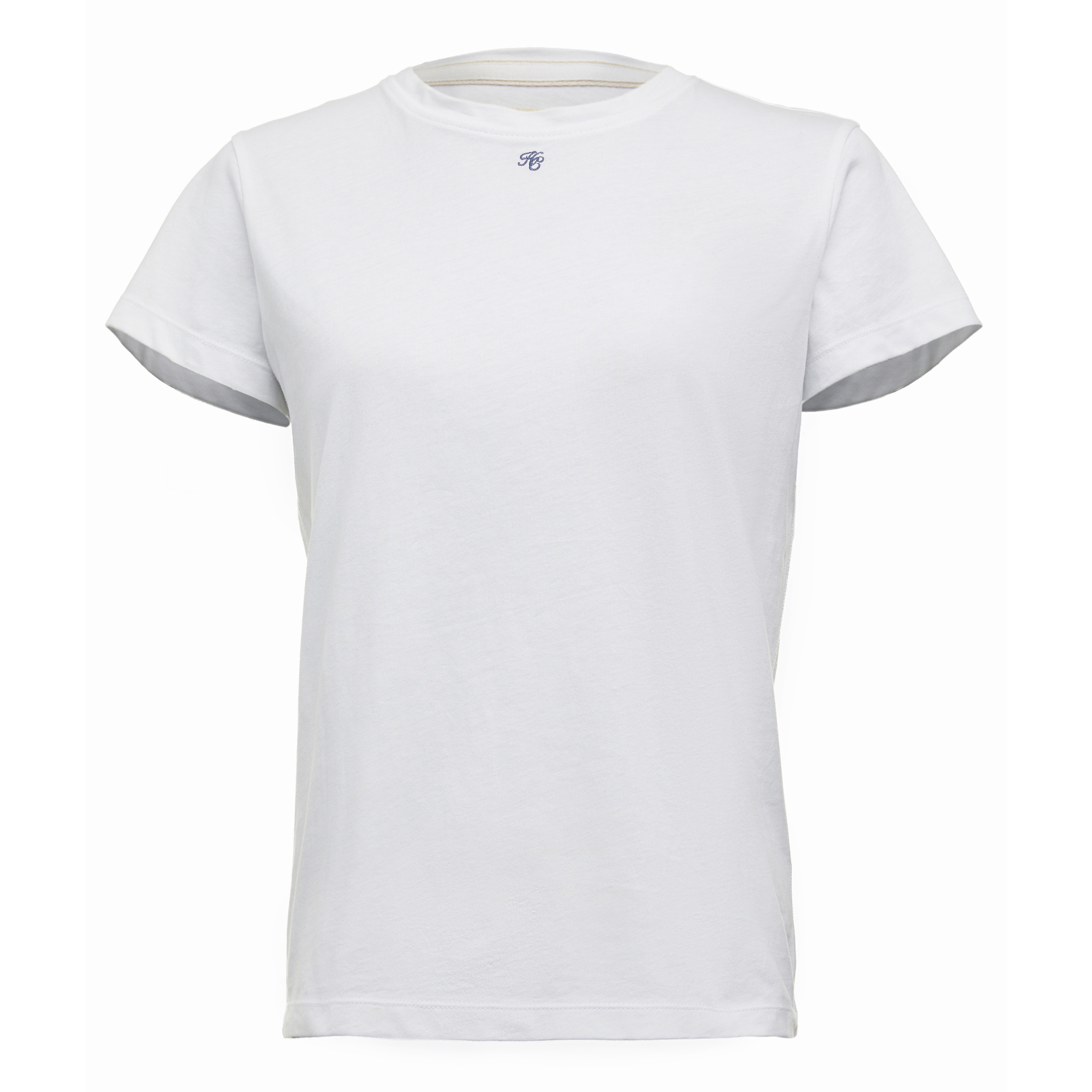 Womens Holland Cooper White Monogram Tee
