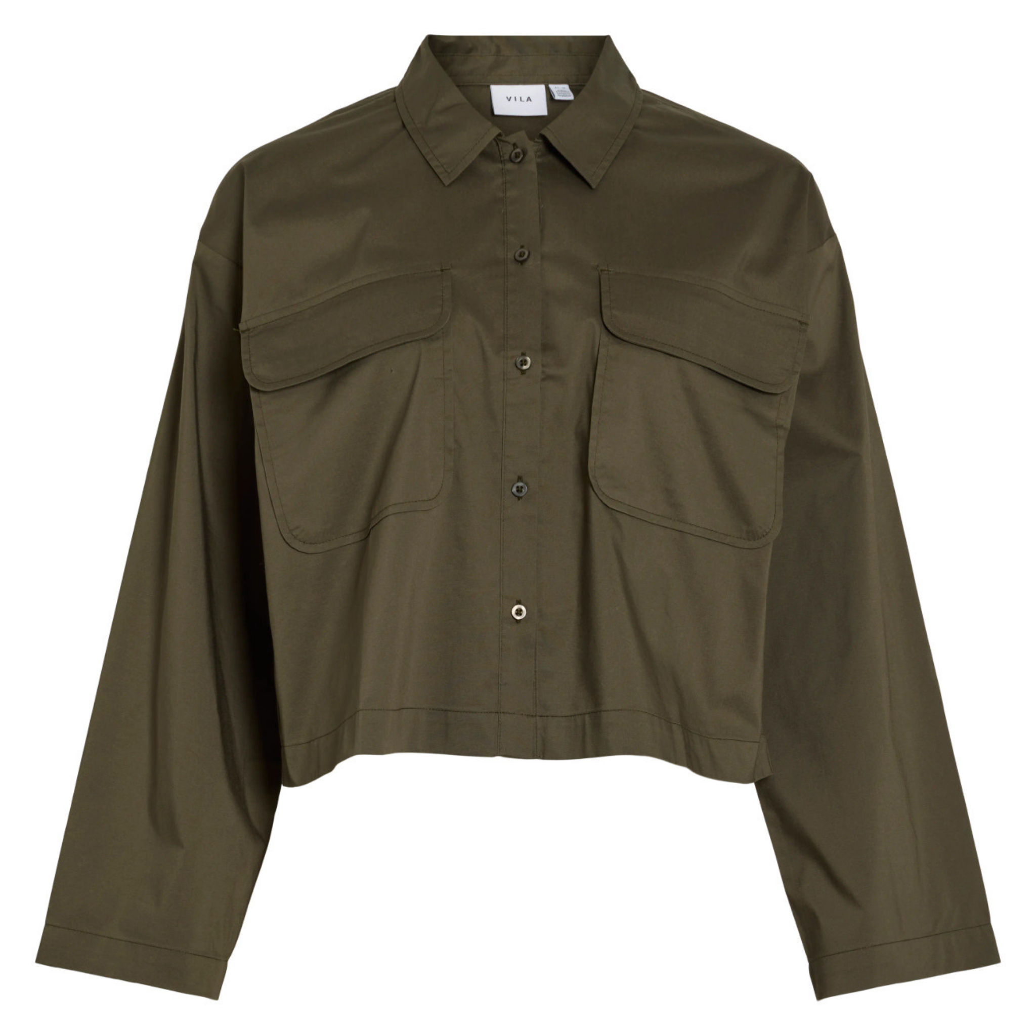 Womens Vila Forest Night Vireyani Light Overshirt