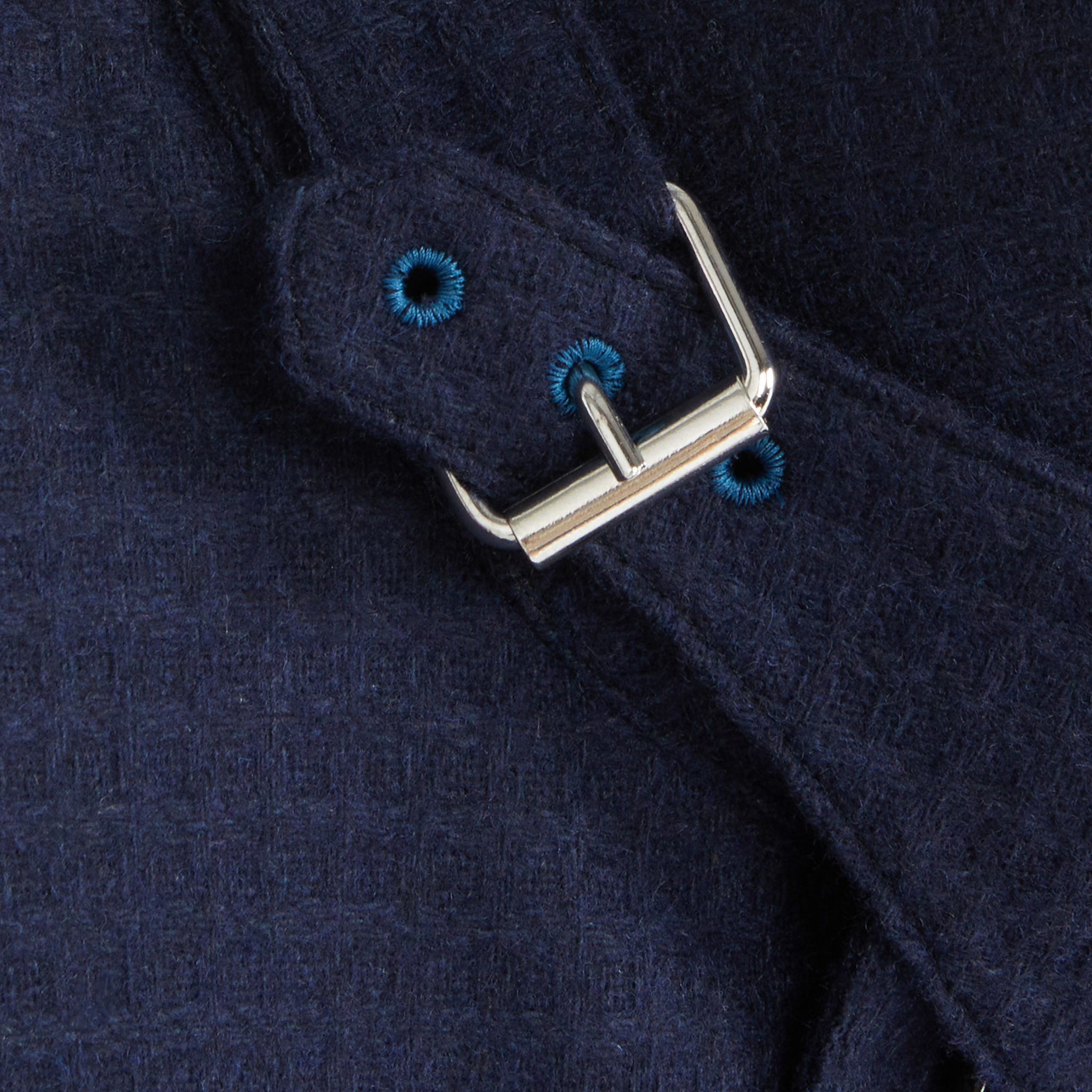 Mens Paul Smith Navy Showerproof Wool Field Jacket