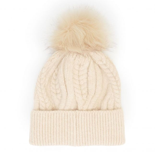 Womens Barbour Eggshell Elsdon Beanie