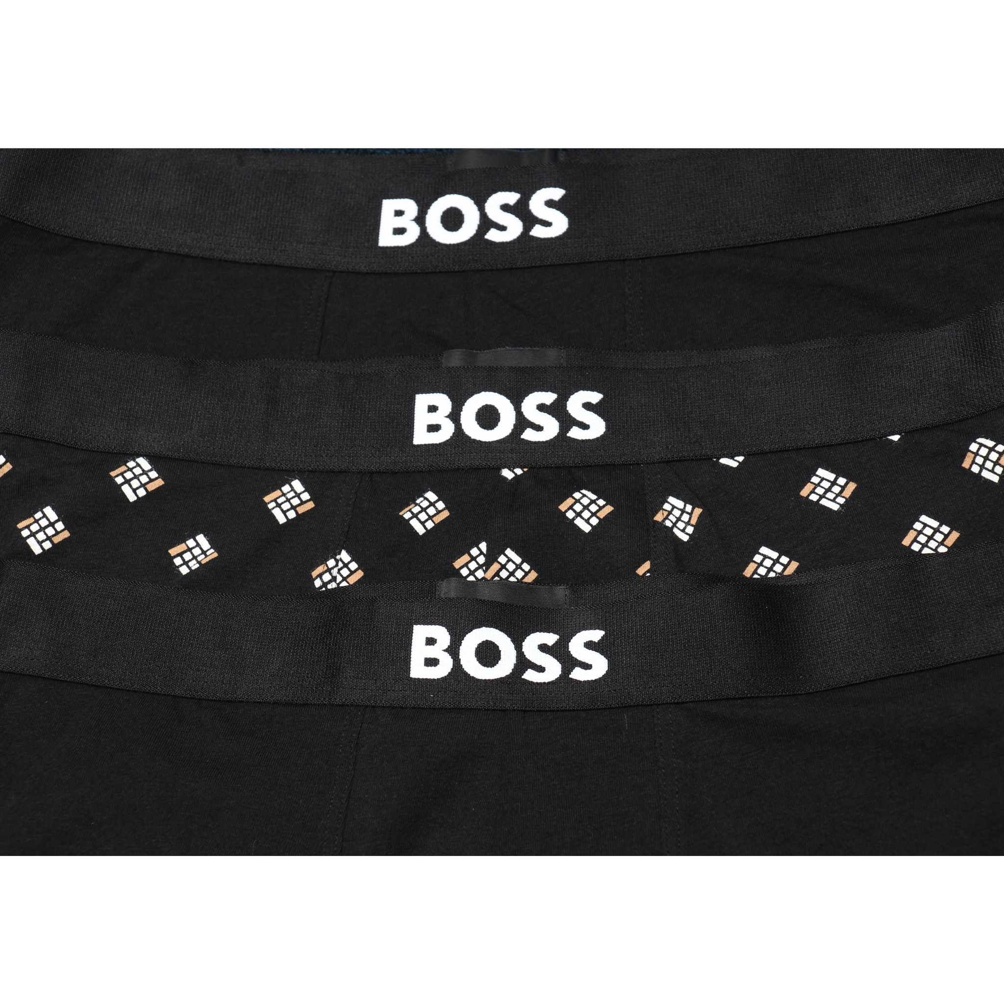 Mens BOSS Misc BOSS ONE D 3PK Trunks
