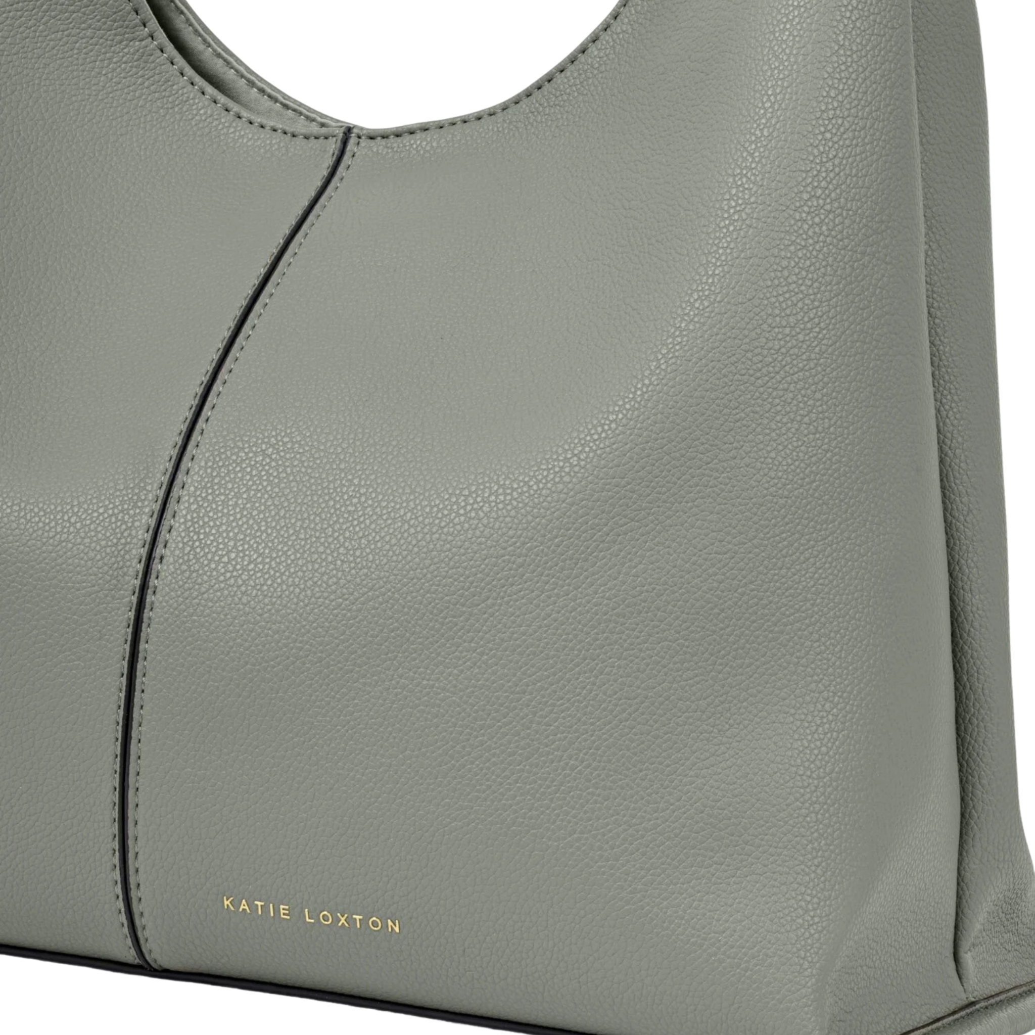 Womens Katie Loxton Graphite Green Laila Slouch Shoulder Bag