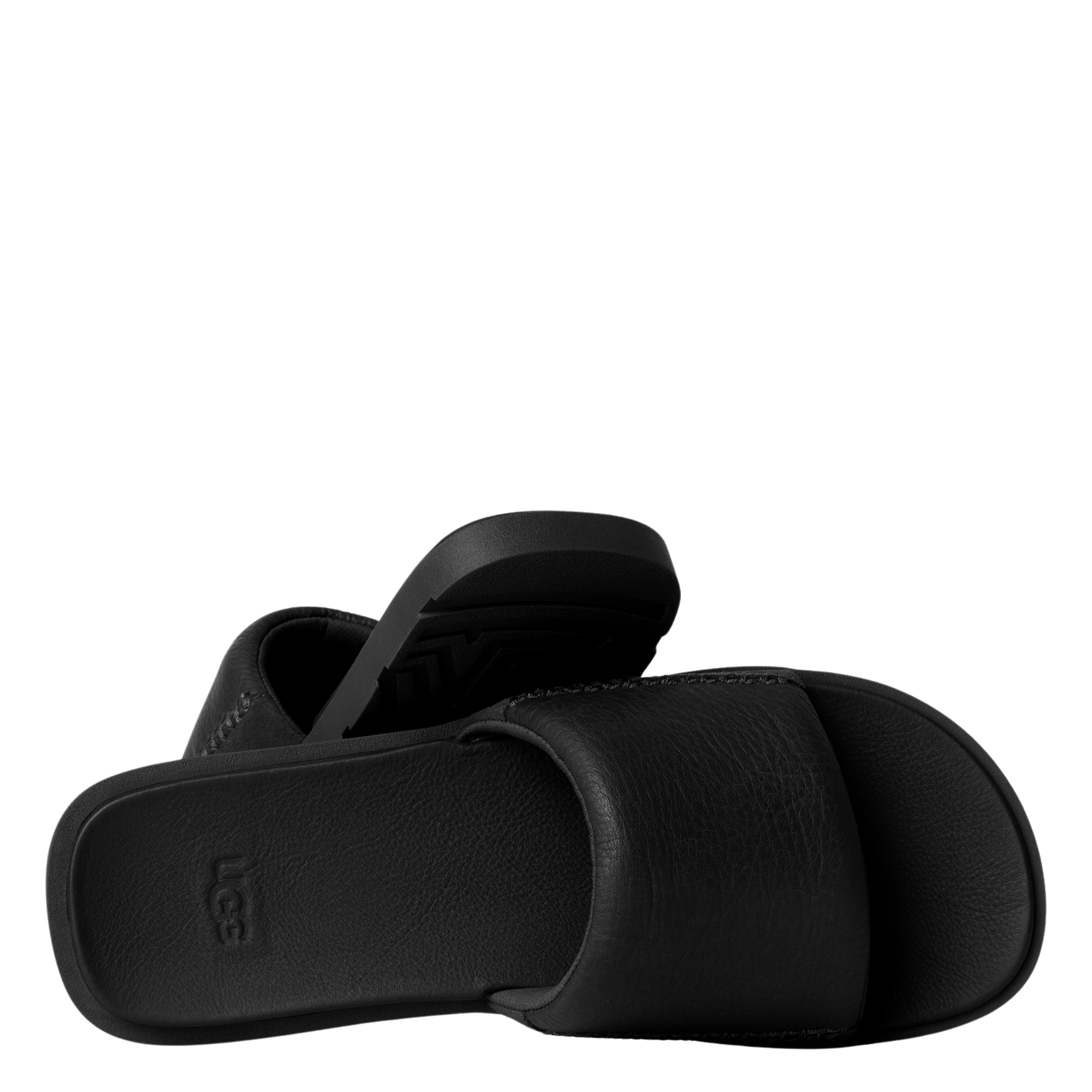 Mens UGG Black Seaside II Slides