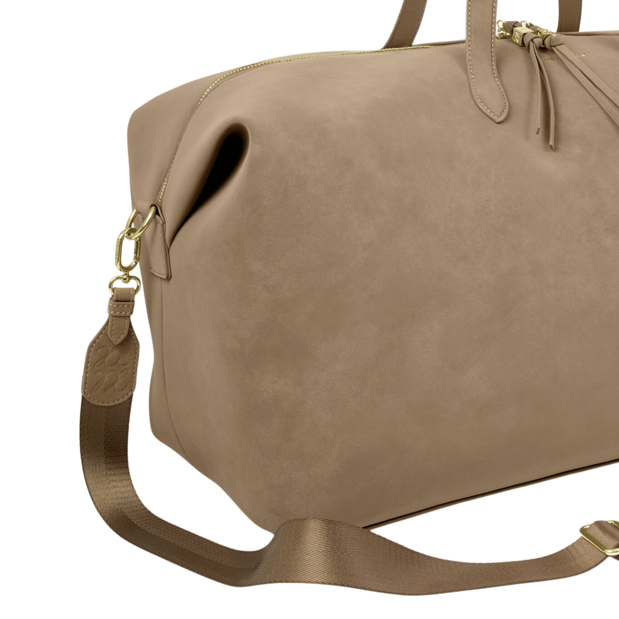 Womens Katie Loxton Taupe Soho Suedette Weekend Bag