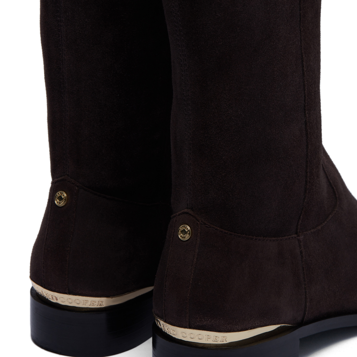 Womens Holland Cooper Choc Suede Albany Knee Boots
