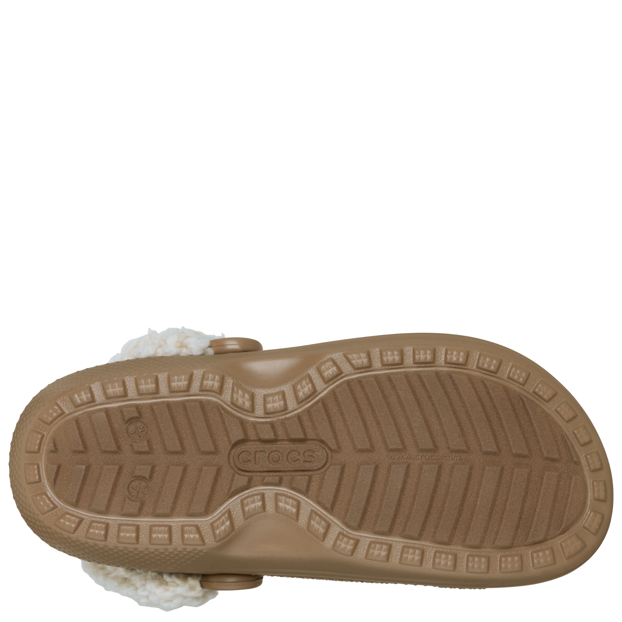Womens Crocs Sepia Classic Fleece Lined Clogs