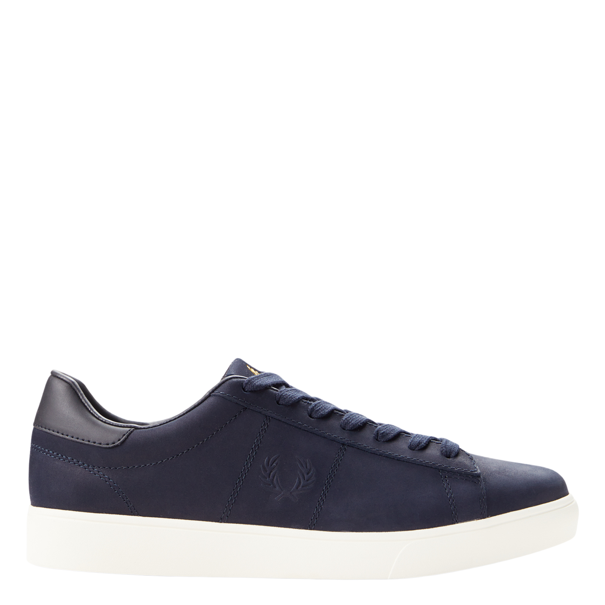 Mens Fred Perry Navy Spencer Nubuck Trainers