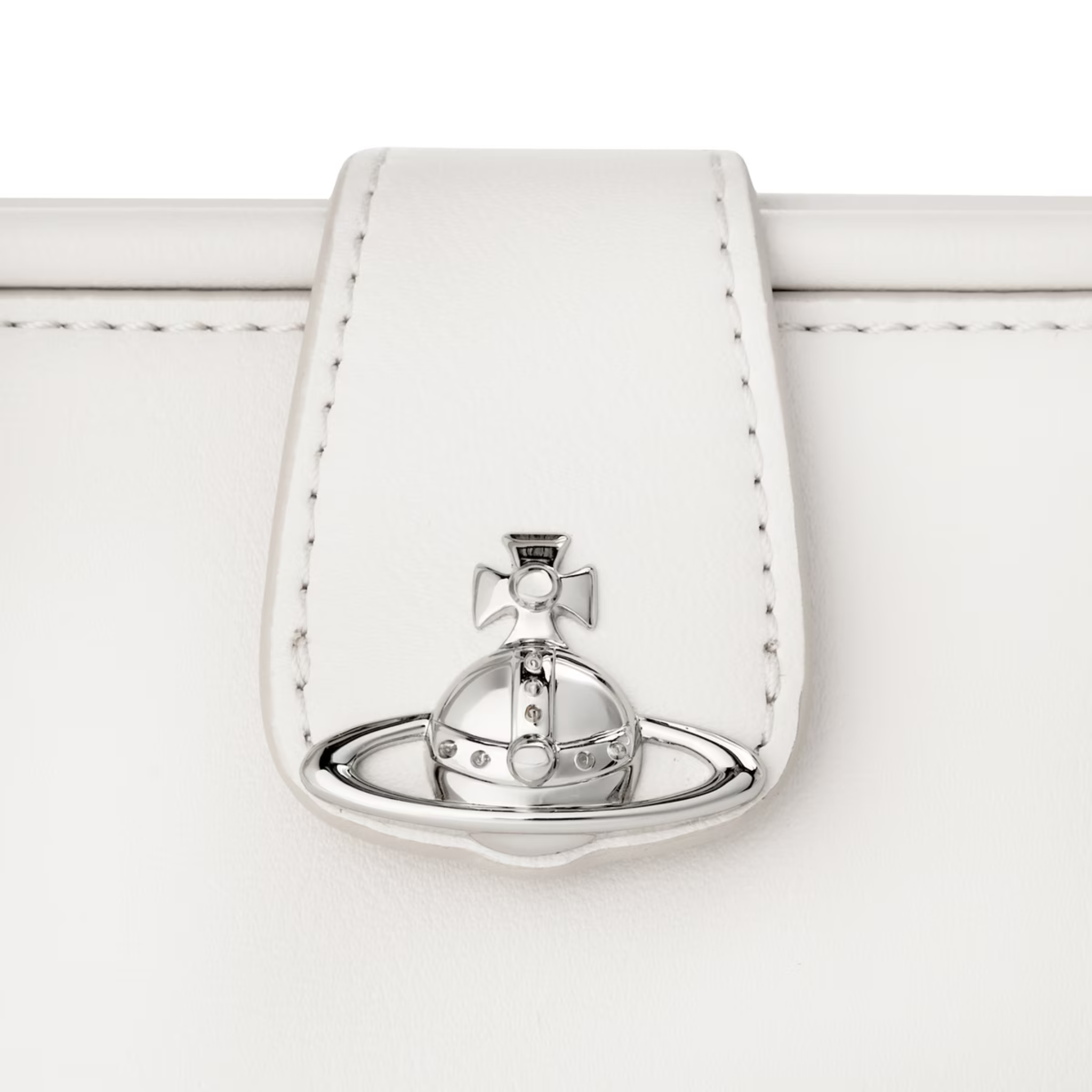 Womens Vivienne Westwood White Pamela PU Smooth Small Bag