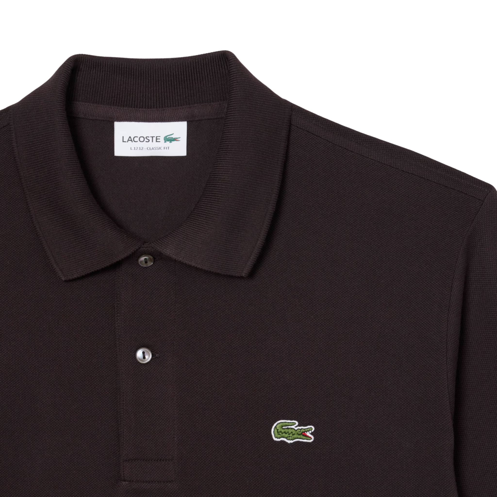 Mens Lacoste Brown Classic L.12.12 Original S/s Polo