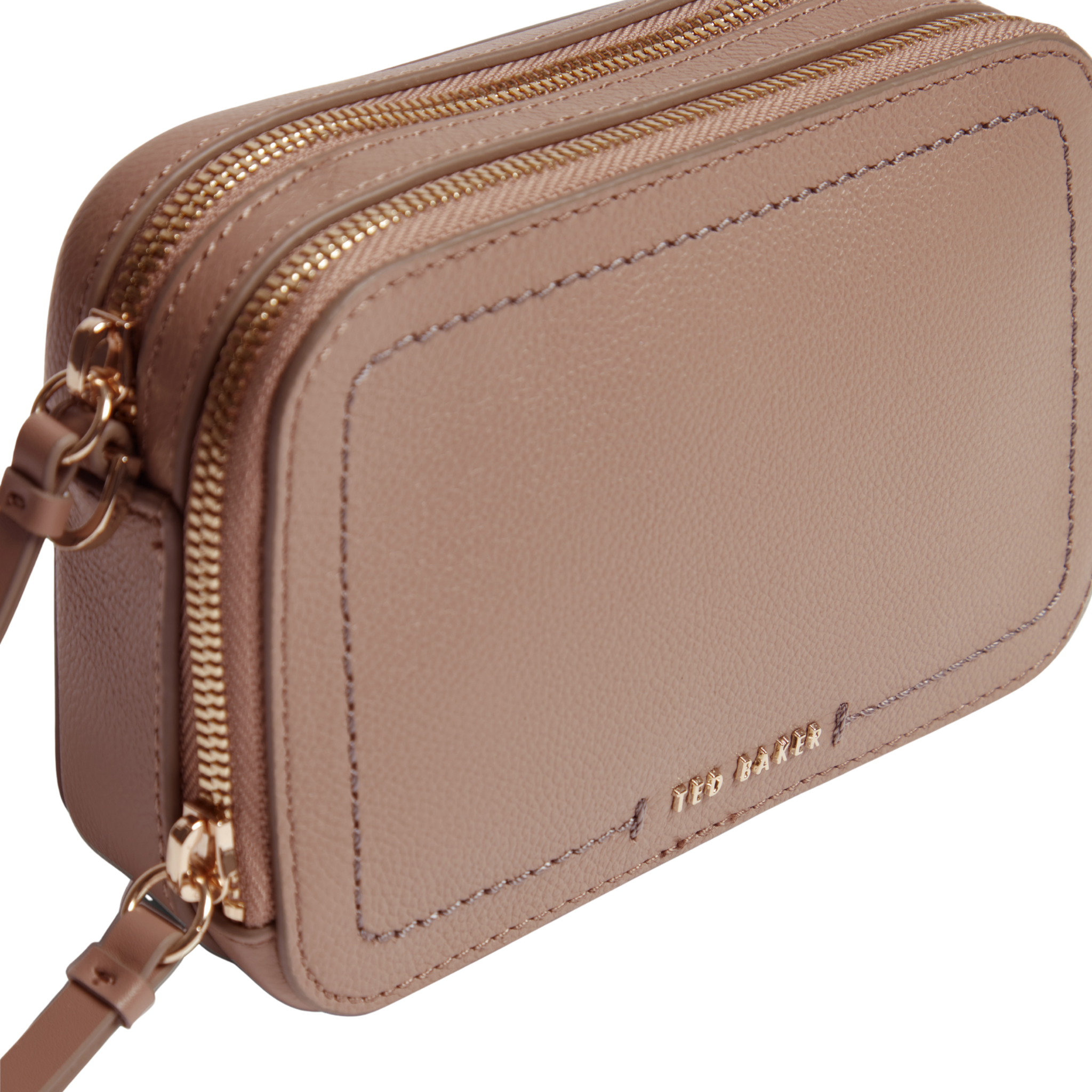 Womens Ted Baker Taupe Linzie Webbing Strap Small Crossbody Bag