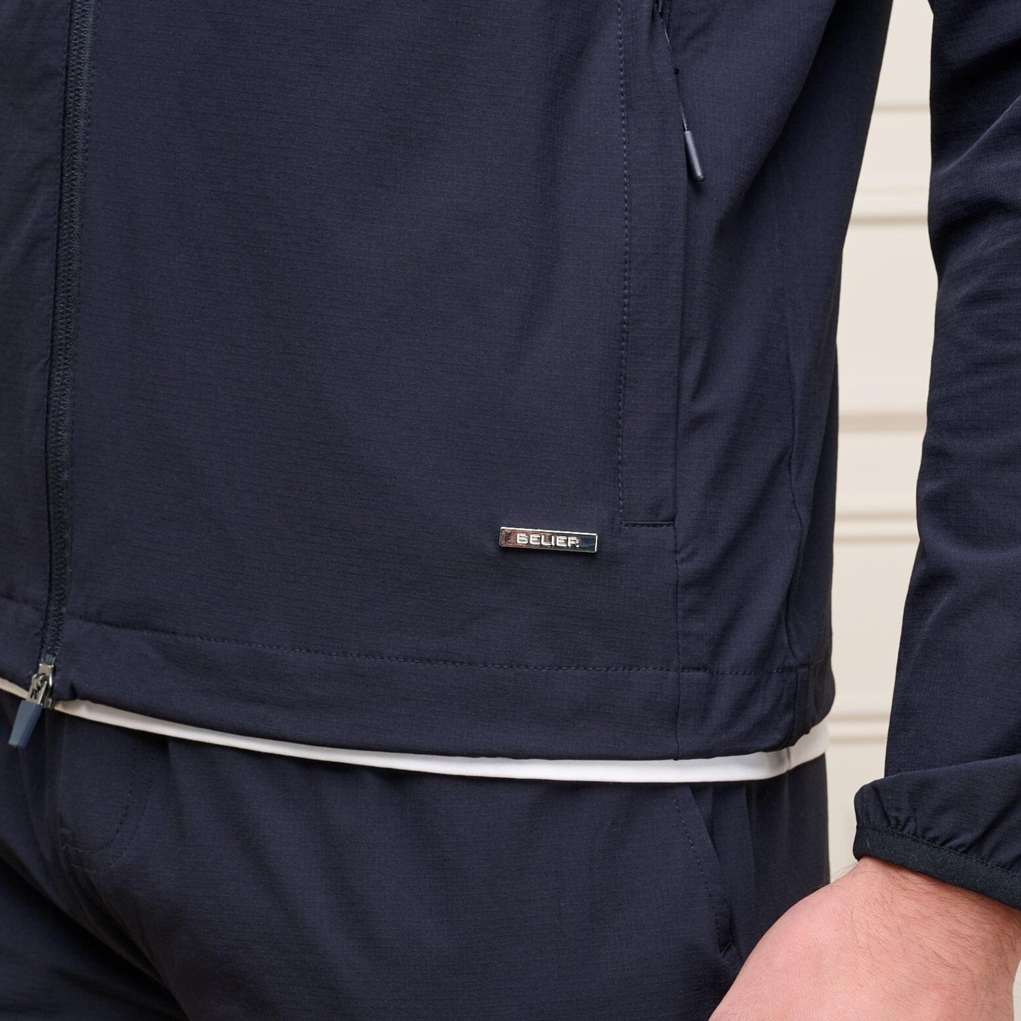 Mens Belier Navy Essential Jacket