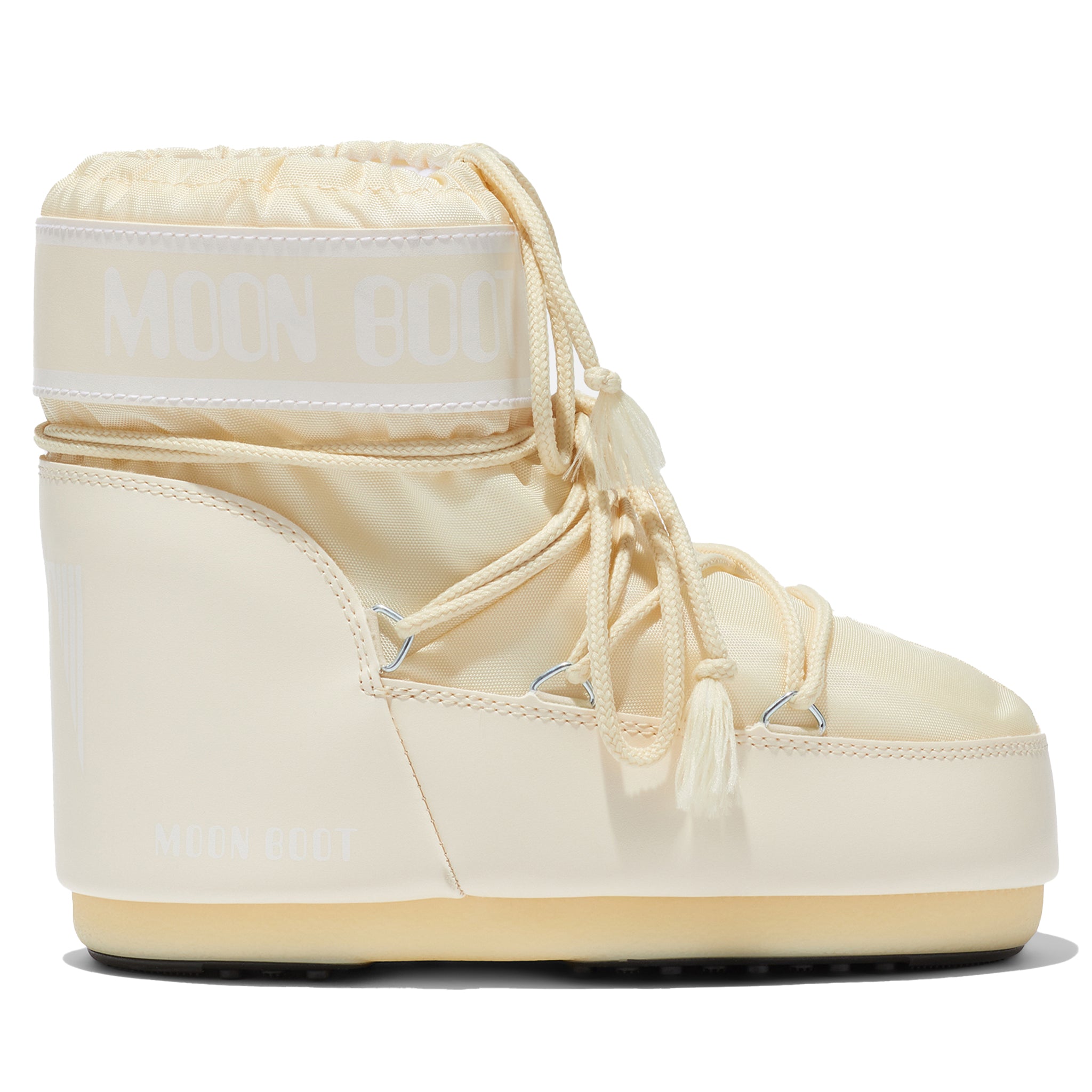 Womens Moon Boot Cream Icon Low Nylon Boots