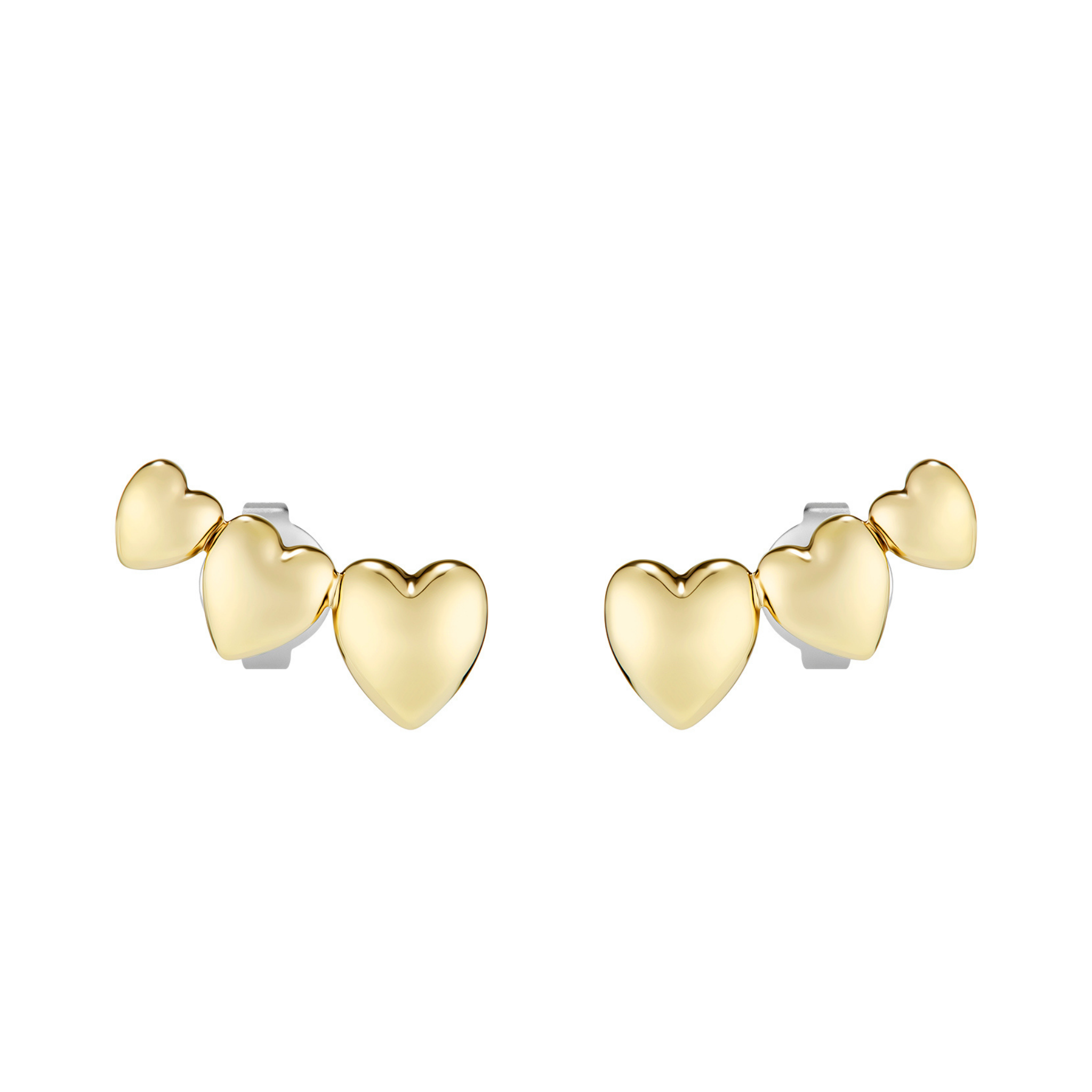 Womens Olivia Burton Gold Mini Hearts Stud Earrings