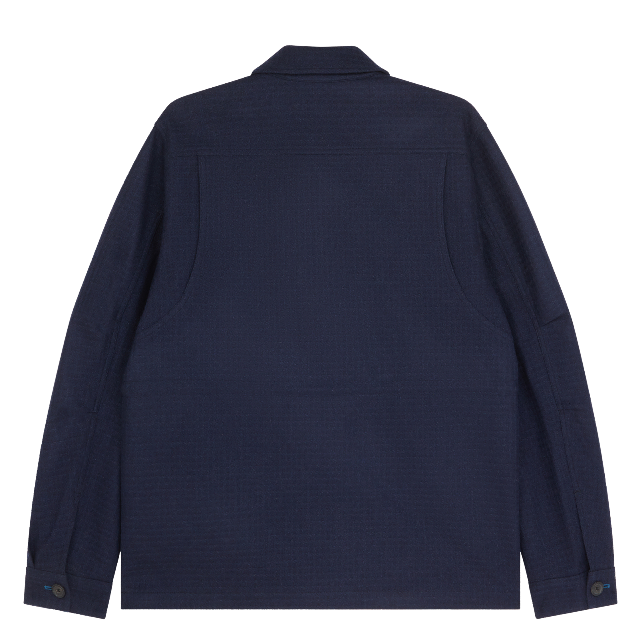 Mens Paul Smith Navy Showerproof Wool Field Jacket