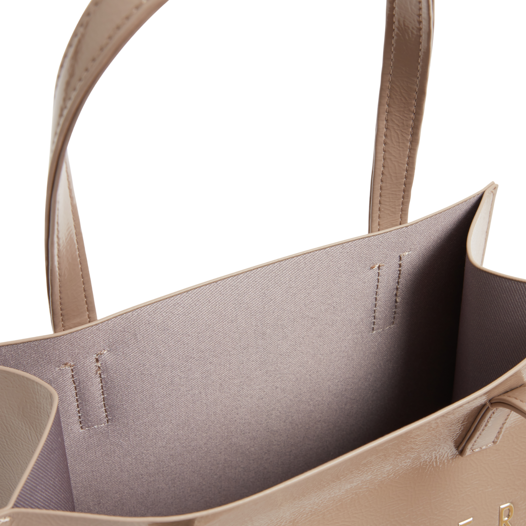 Womens Ted Baker Stone Crinion Crinkle Small Icon Bag