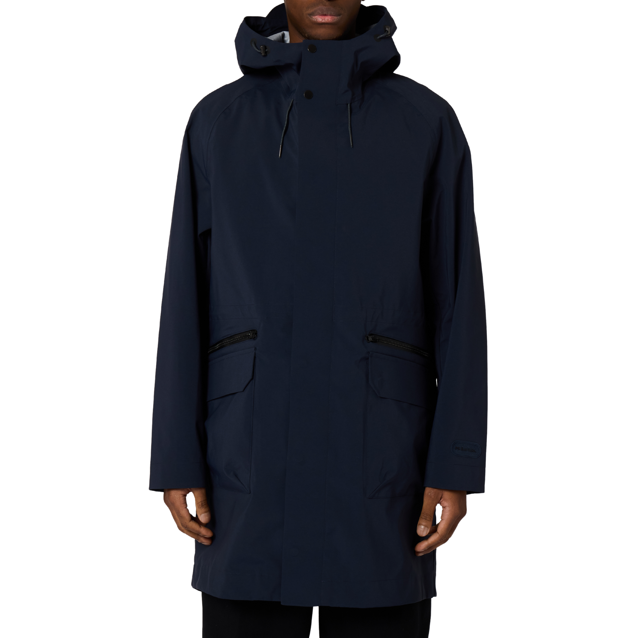 Mens Paul Smith Dark Blue Detachable Liner Parka