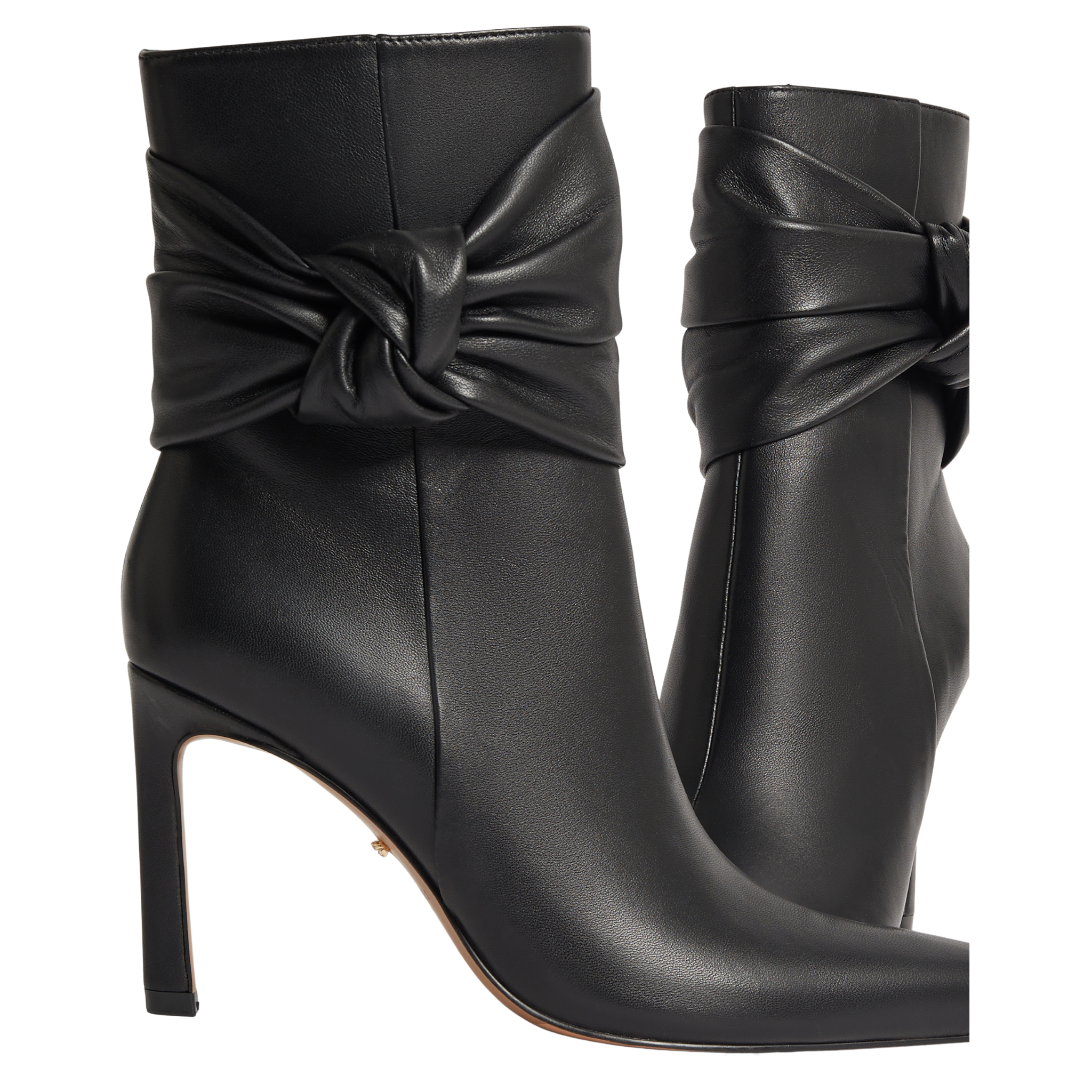 Womens Ted Baker Black Side Knot Heel Ankle Boot