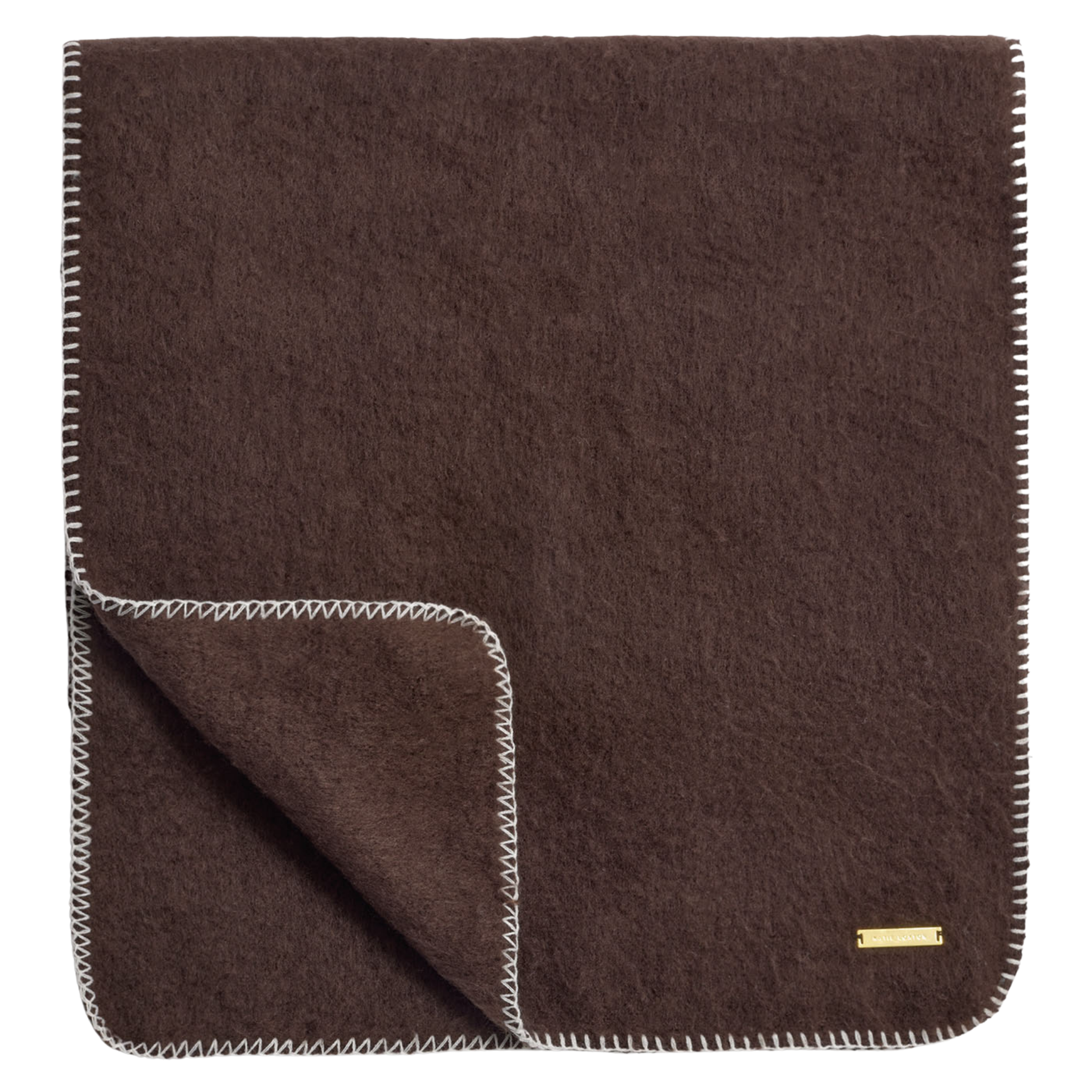 Womens Katie Loxton Chocolate Whipstitch Scarf