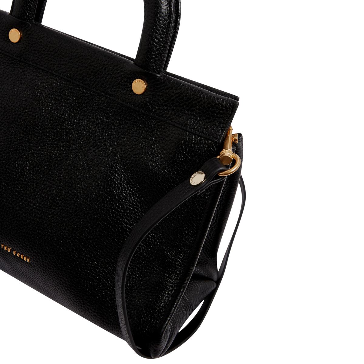Womens Ted Baker Black Rollia Grab Handle Medium Tote Bag