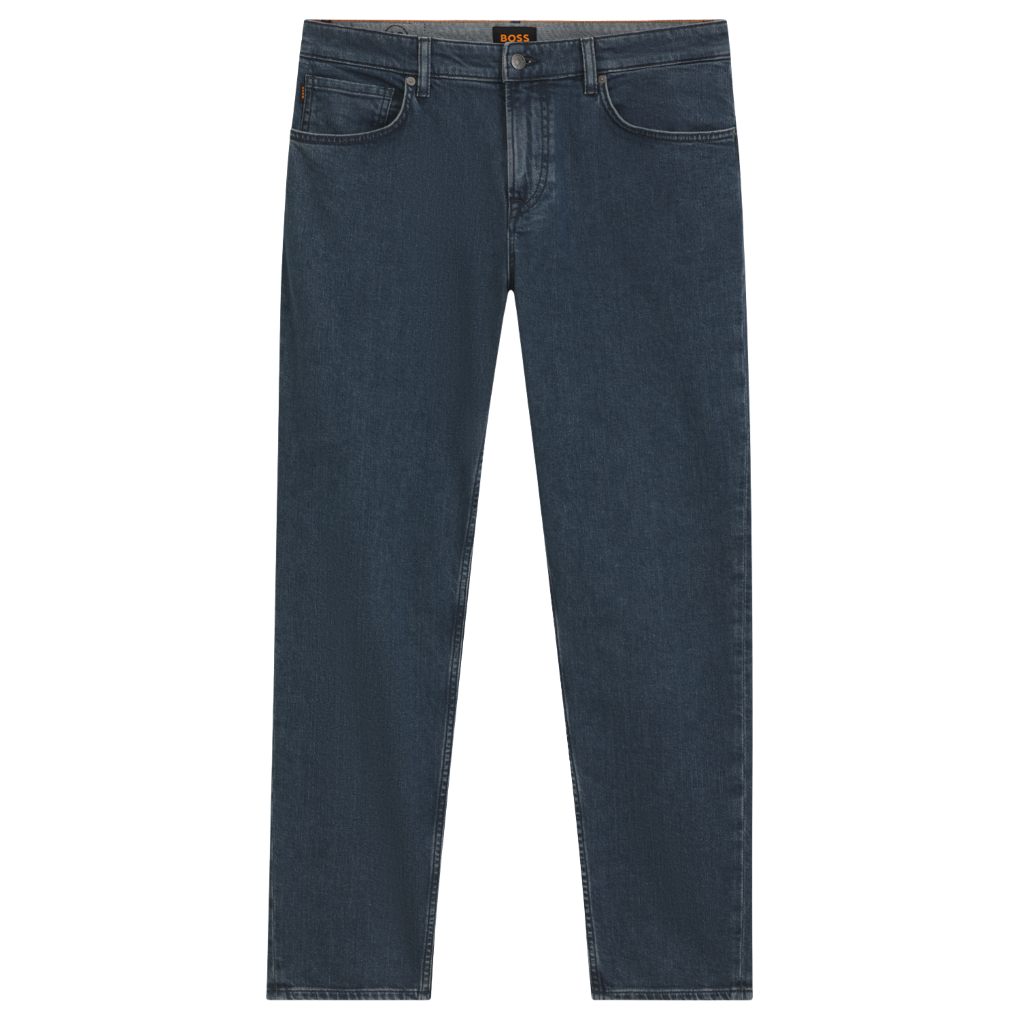 Mens BOSS Navy RE.MAINE BO Regular Fit Jeans