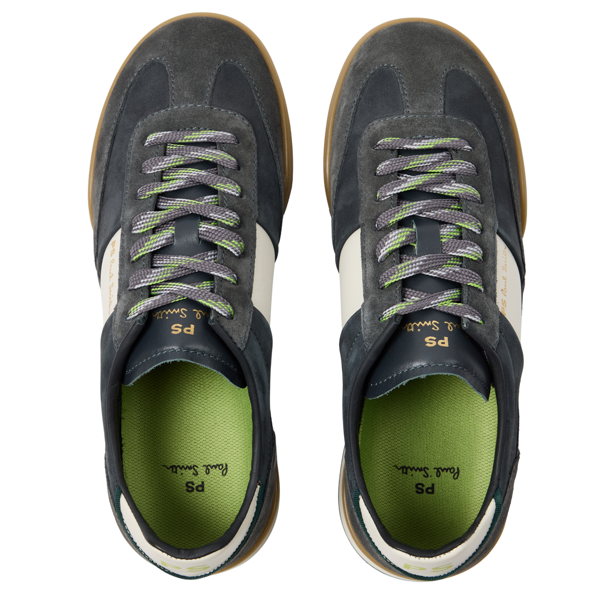 Mens Paul Smith Smoke Grey Dover Trainers