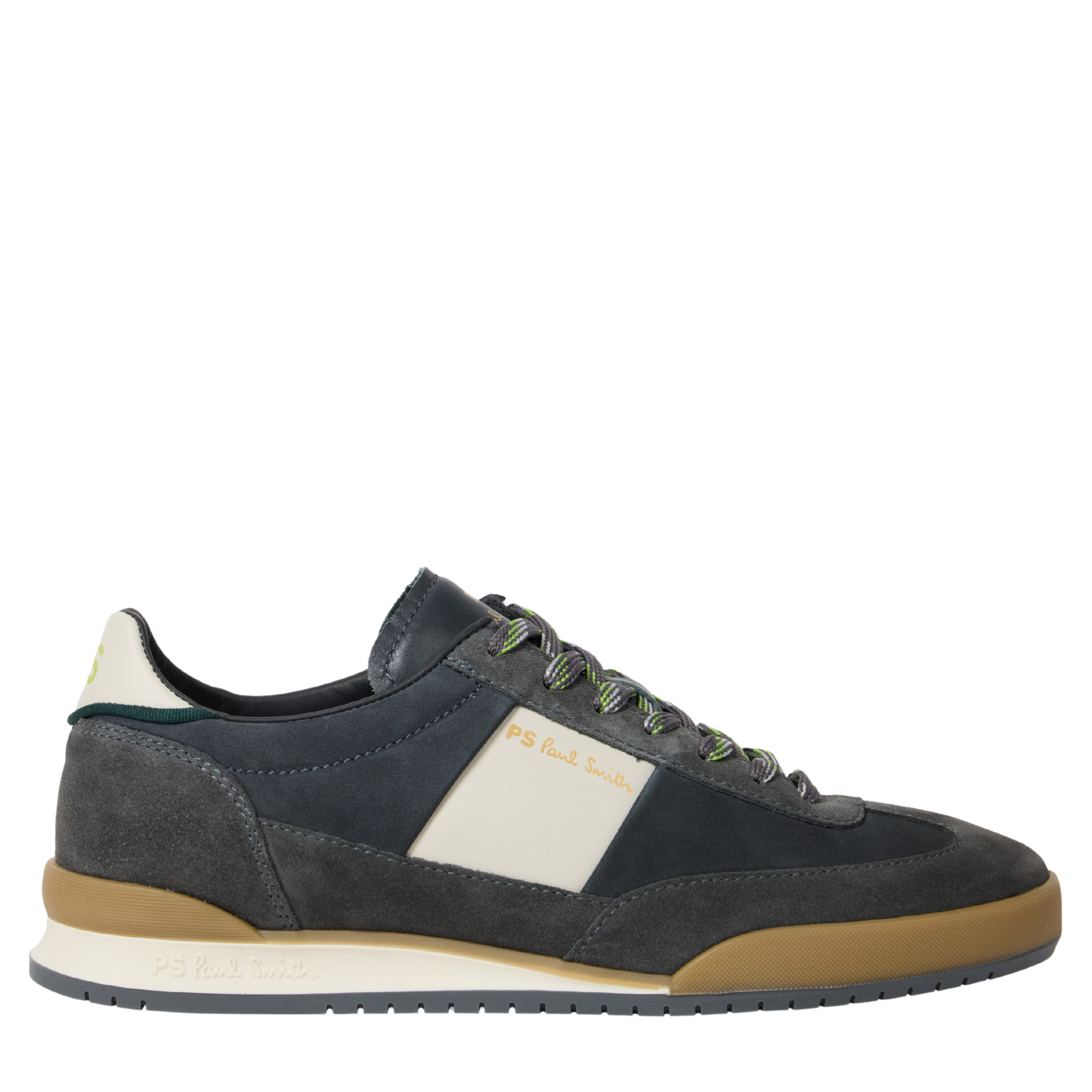 Mens Paul Smith Smoke Grey Dover Trainers