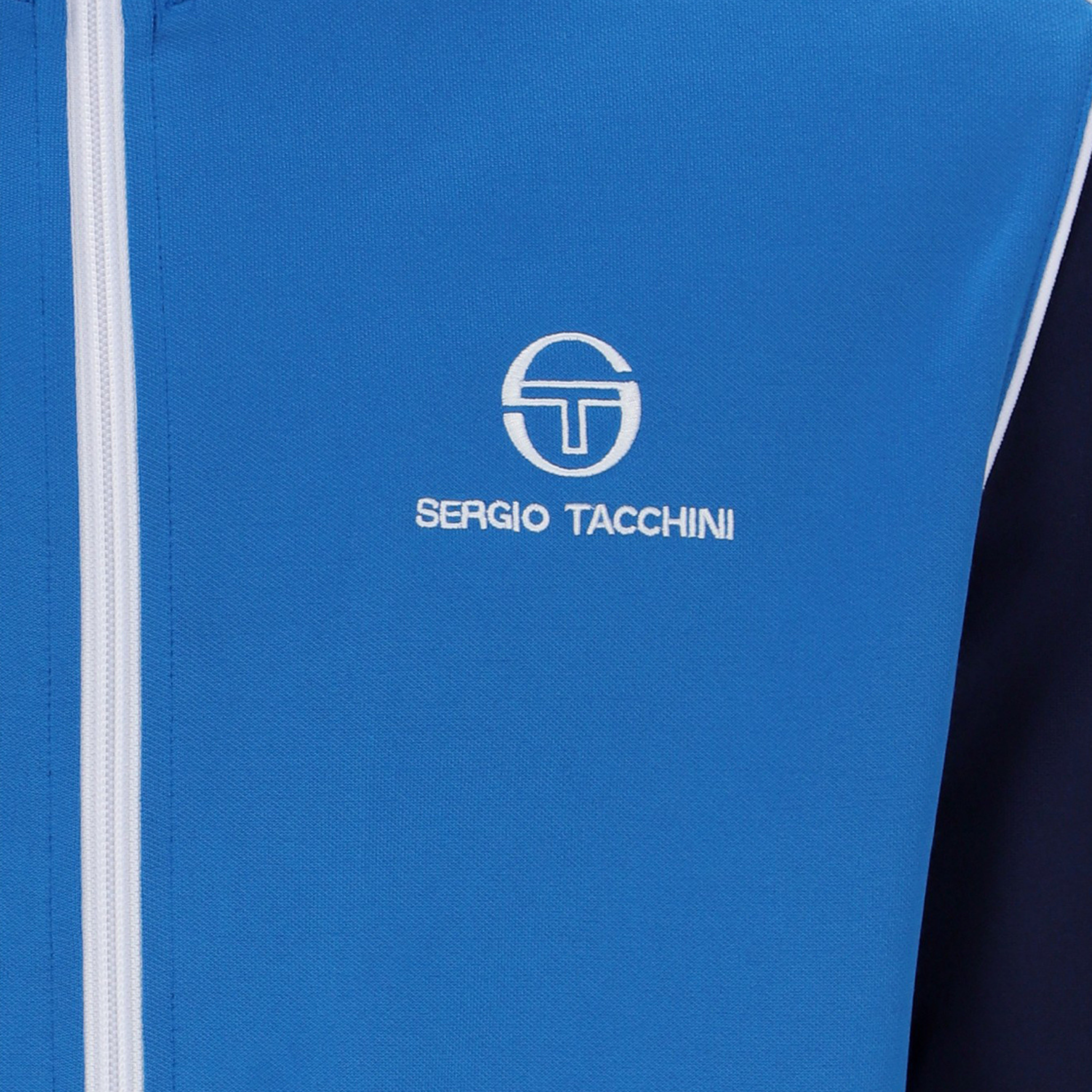Mens Sergio Tacchini Directoire Maritime Blue Drive Track Top