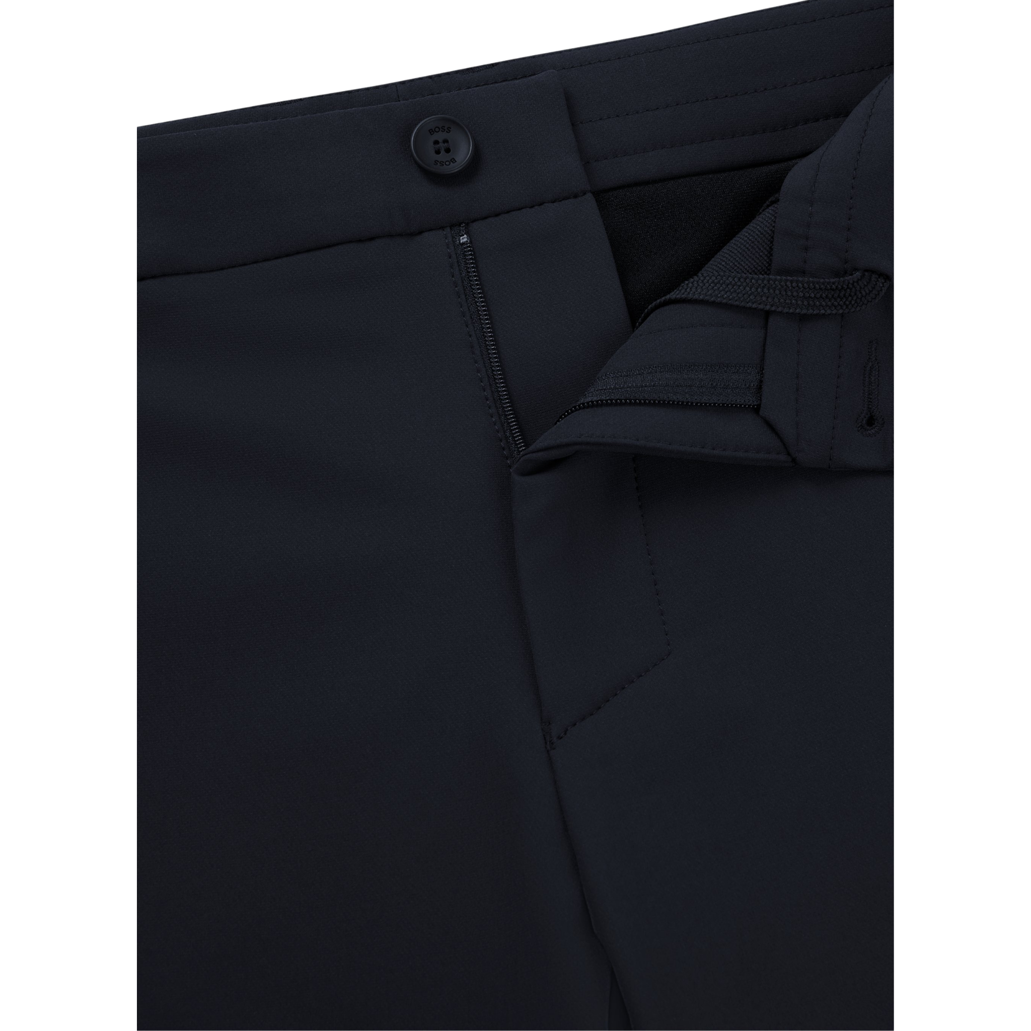 Mens BOSS Dark Blue S_Commuter_10.5 Shorts