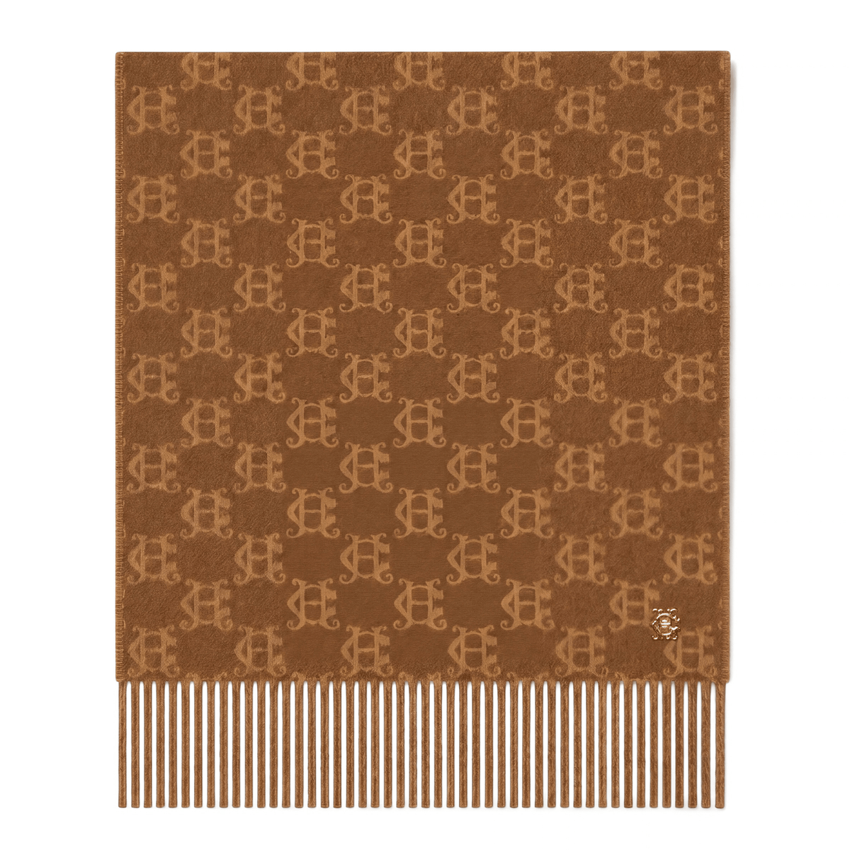 Womens Holland Cooper Toffee Heraldic Monogram Scarf