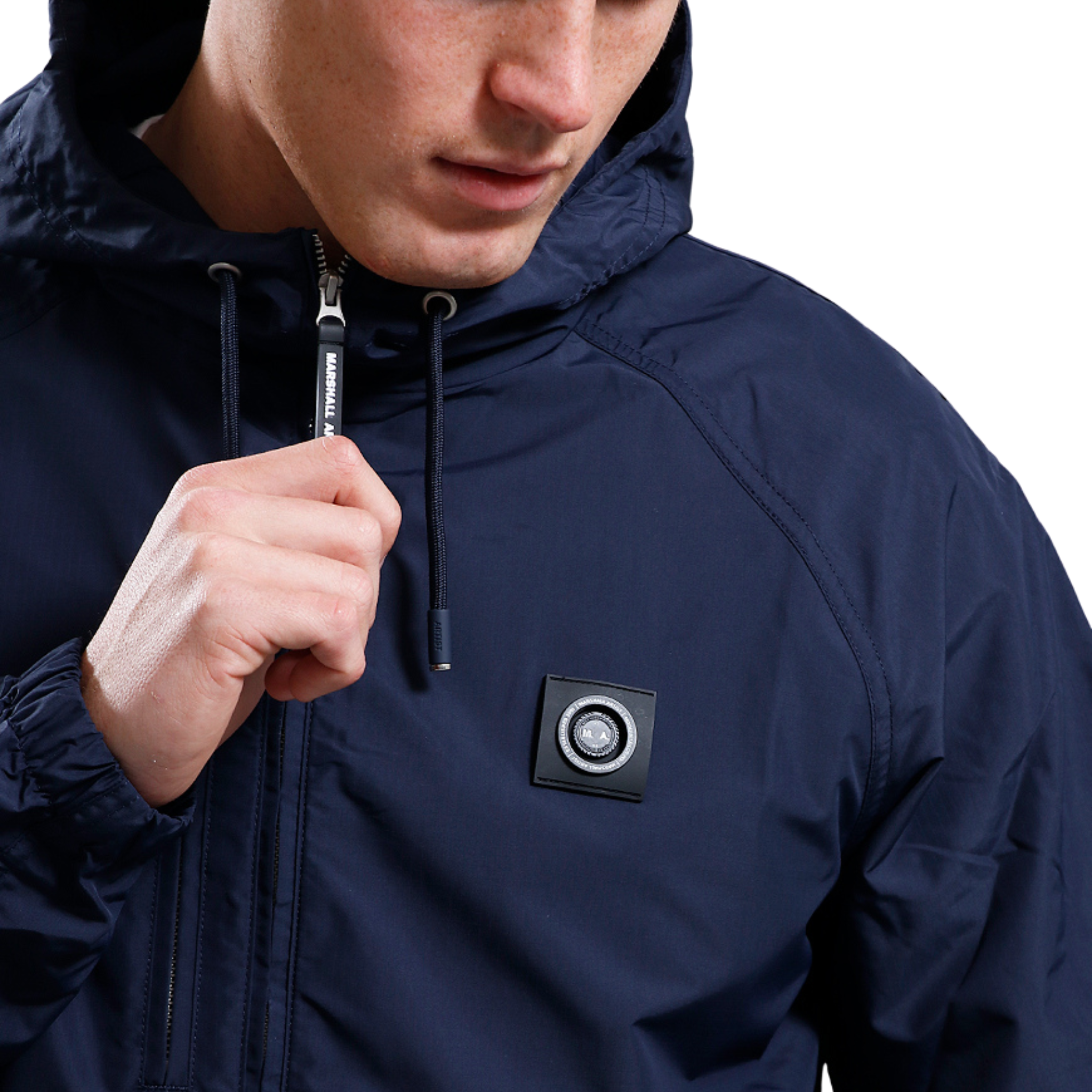 Mens Marshall Artist Navy Fairfax Jacket