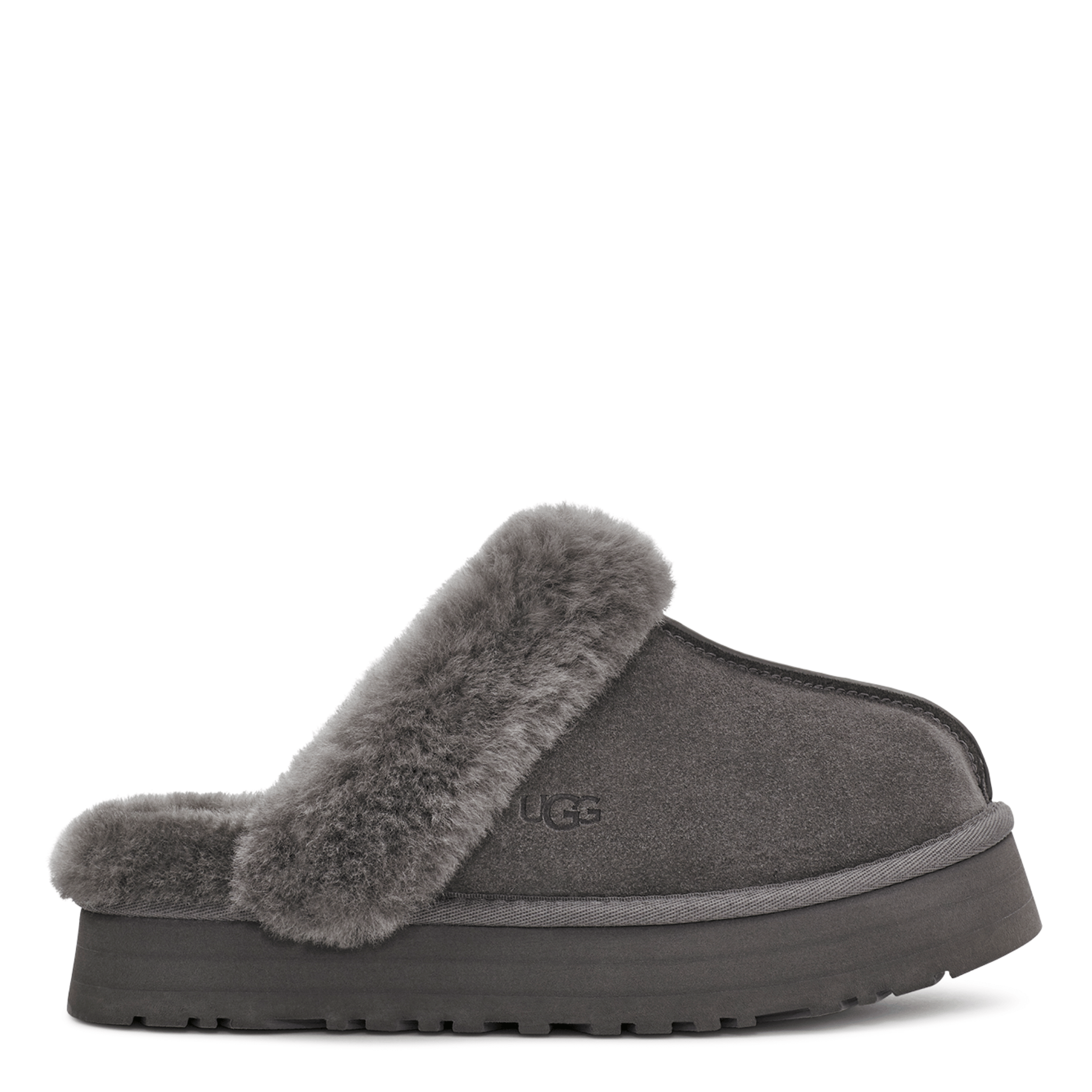 Womens UGG Charcoal Disquette Slippers