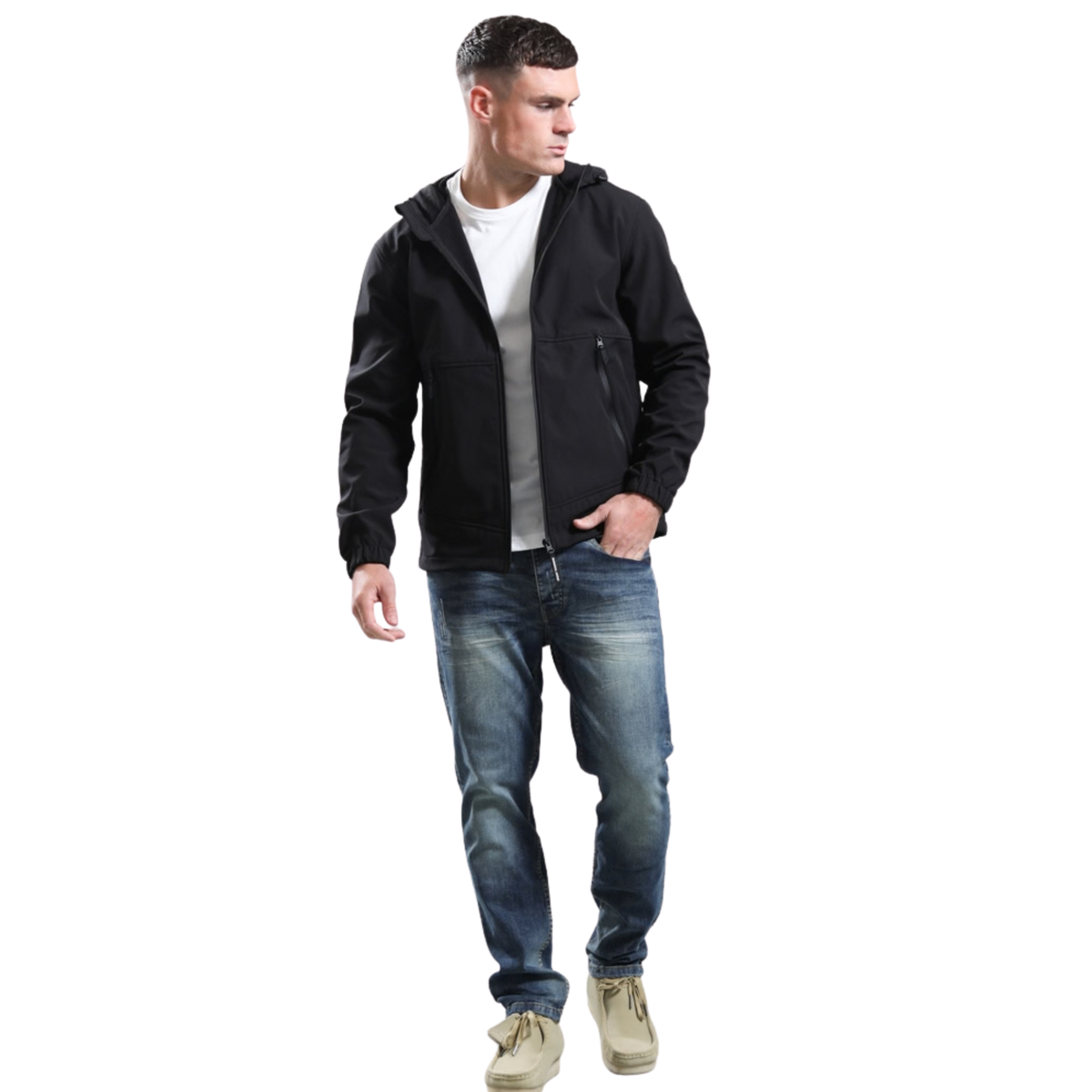 Mens Marshall Artist Black Prova Softshell Jacket