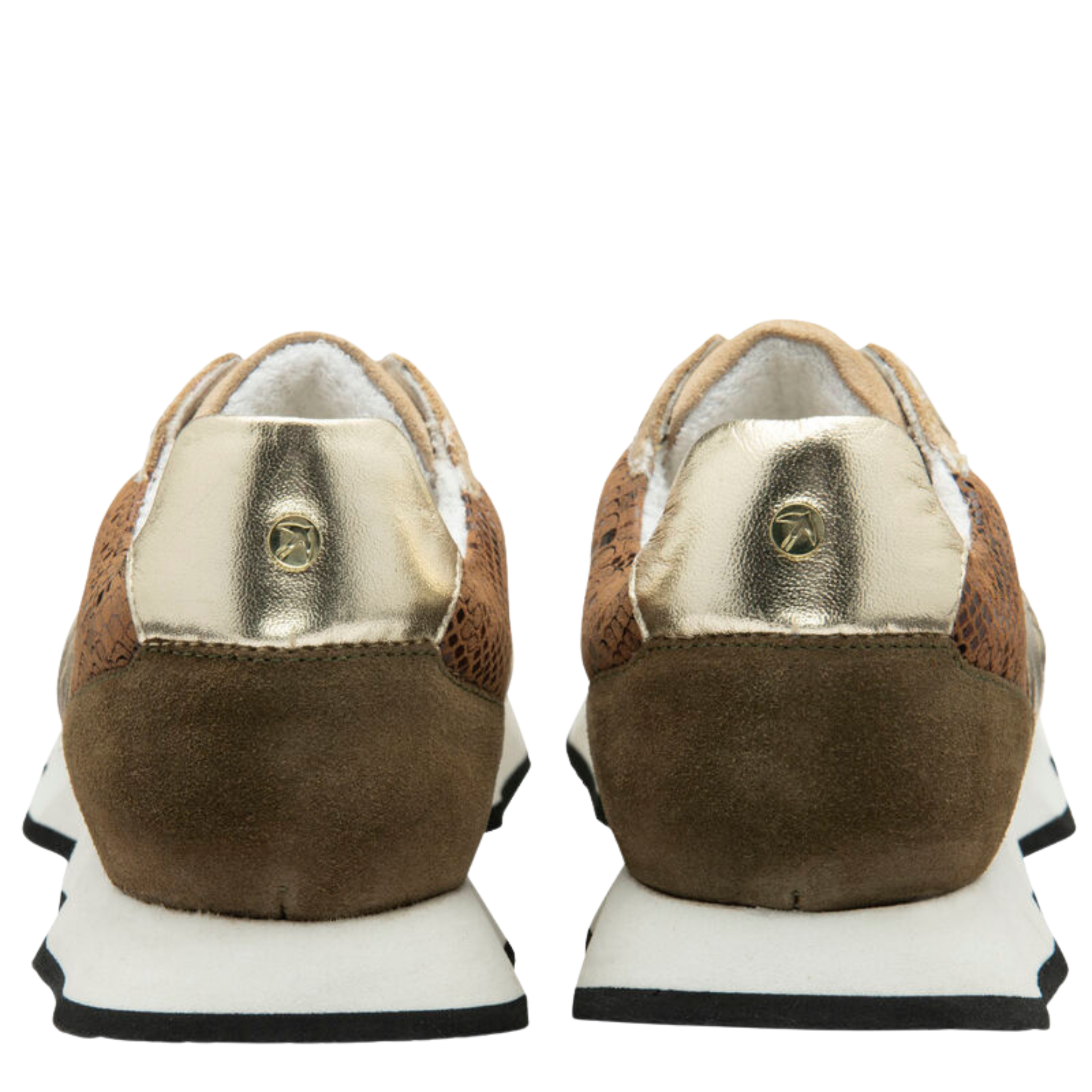 Womens Ravel Beige/Gold/Animal Innes Trainers
