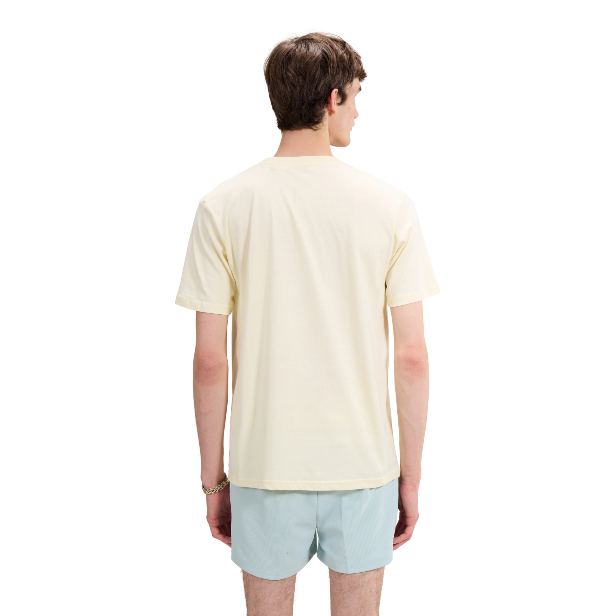 Mens Ellesse Light Yellow Floran S/s T Shirt