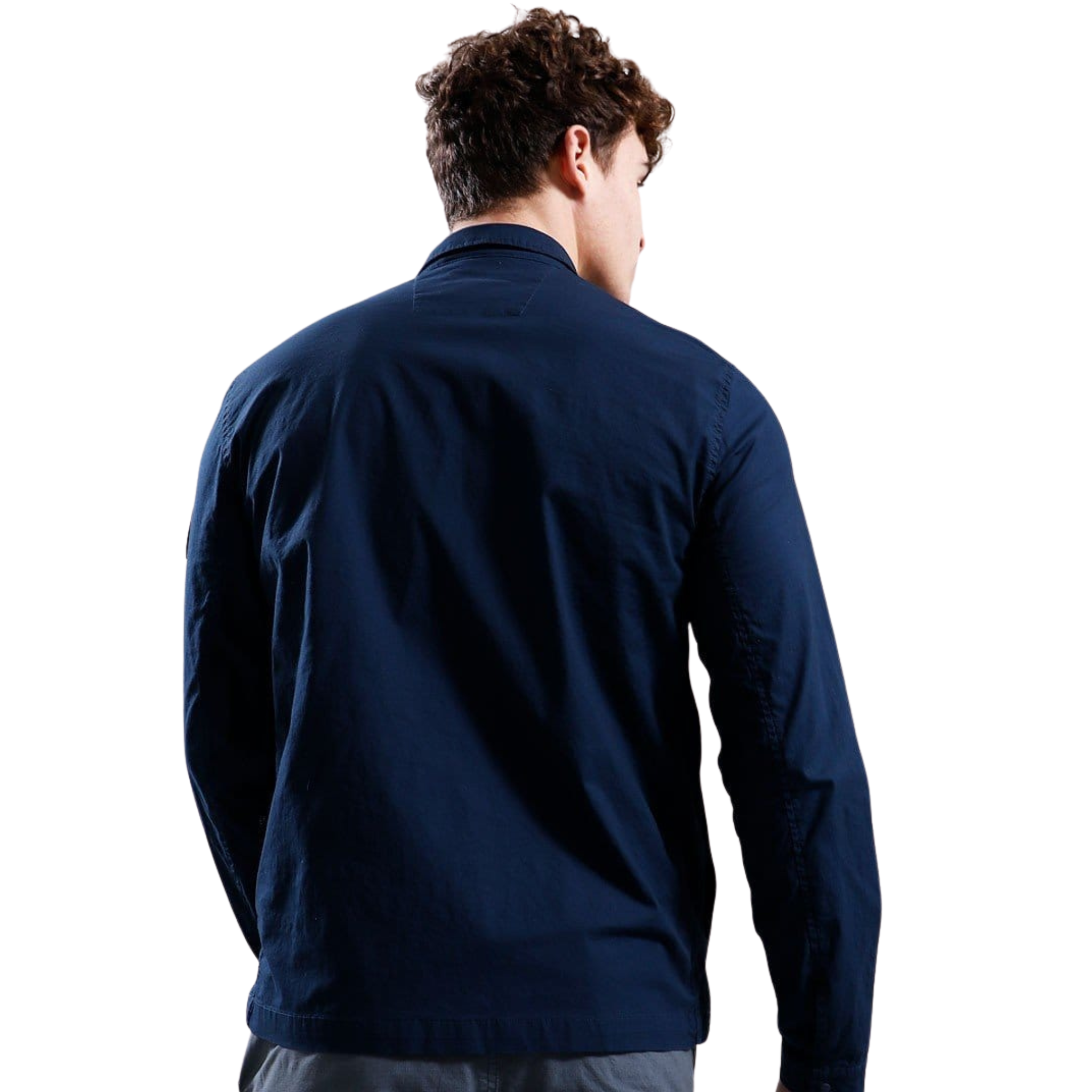 Mens Marshall Artist Navy Seafield Overshirt