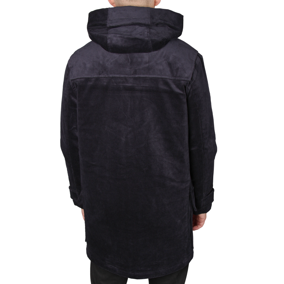Mens Gabicci Vintage Navy Chuck Cord Duffle Coat