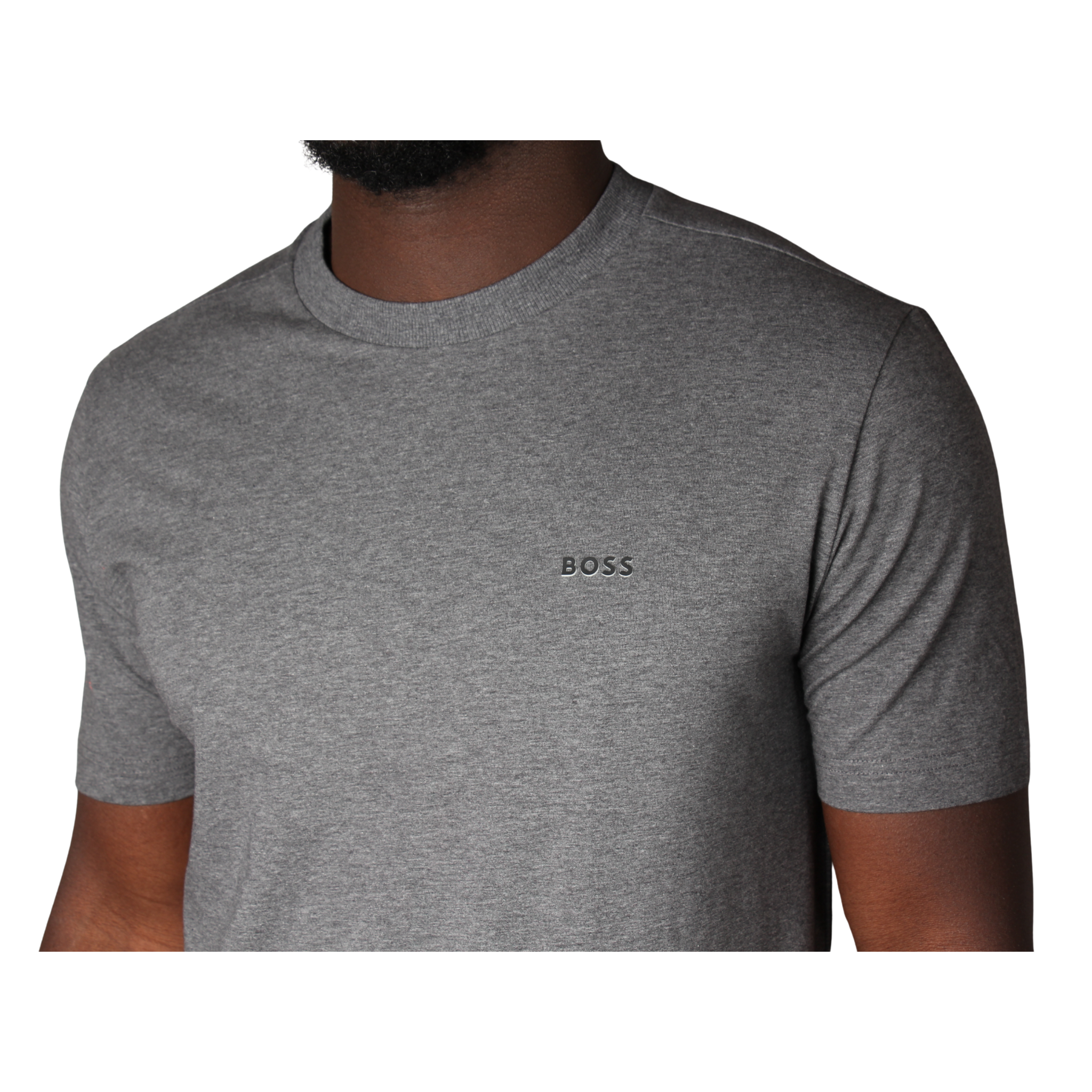 Mens BOSS Medium Grey Tee S/s T Shirt