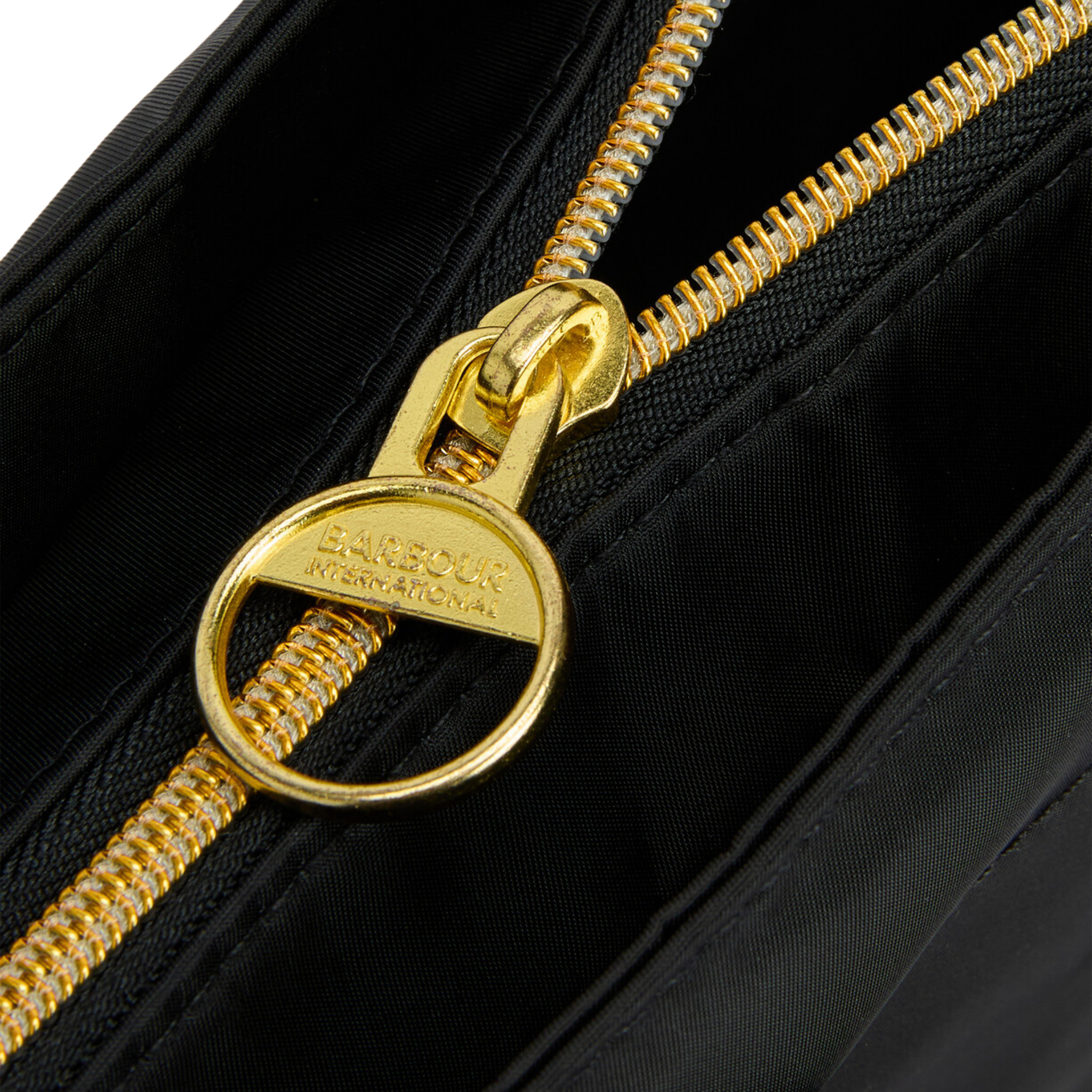 Womens Barbour International Black Qualify Tote Bag